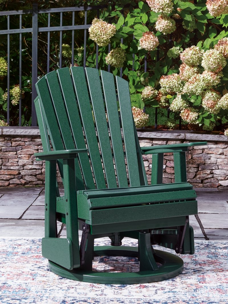 Hyland Wave Outdoor Swivel Glider Chair - Image 8