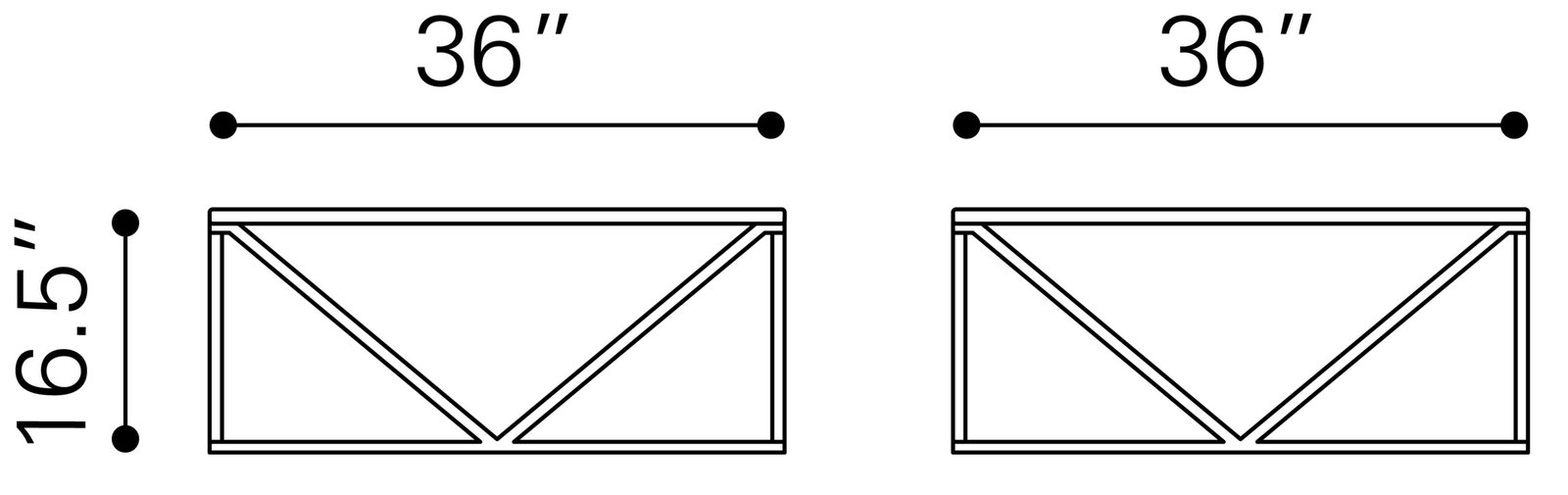 Tintern Coffee Table White & Antique Bronze - Image 10
