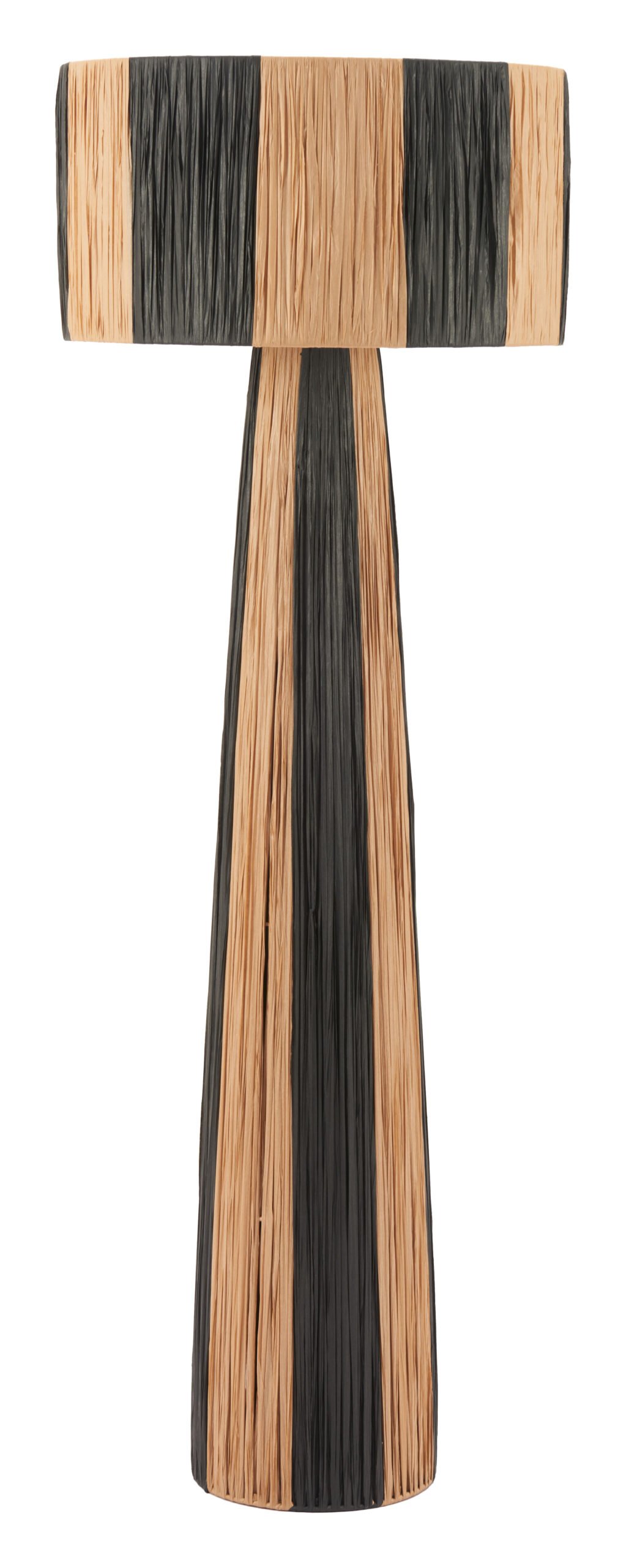 Gala Floor Lamp Black & Natural - Image 4