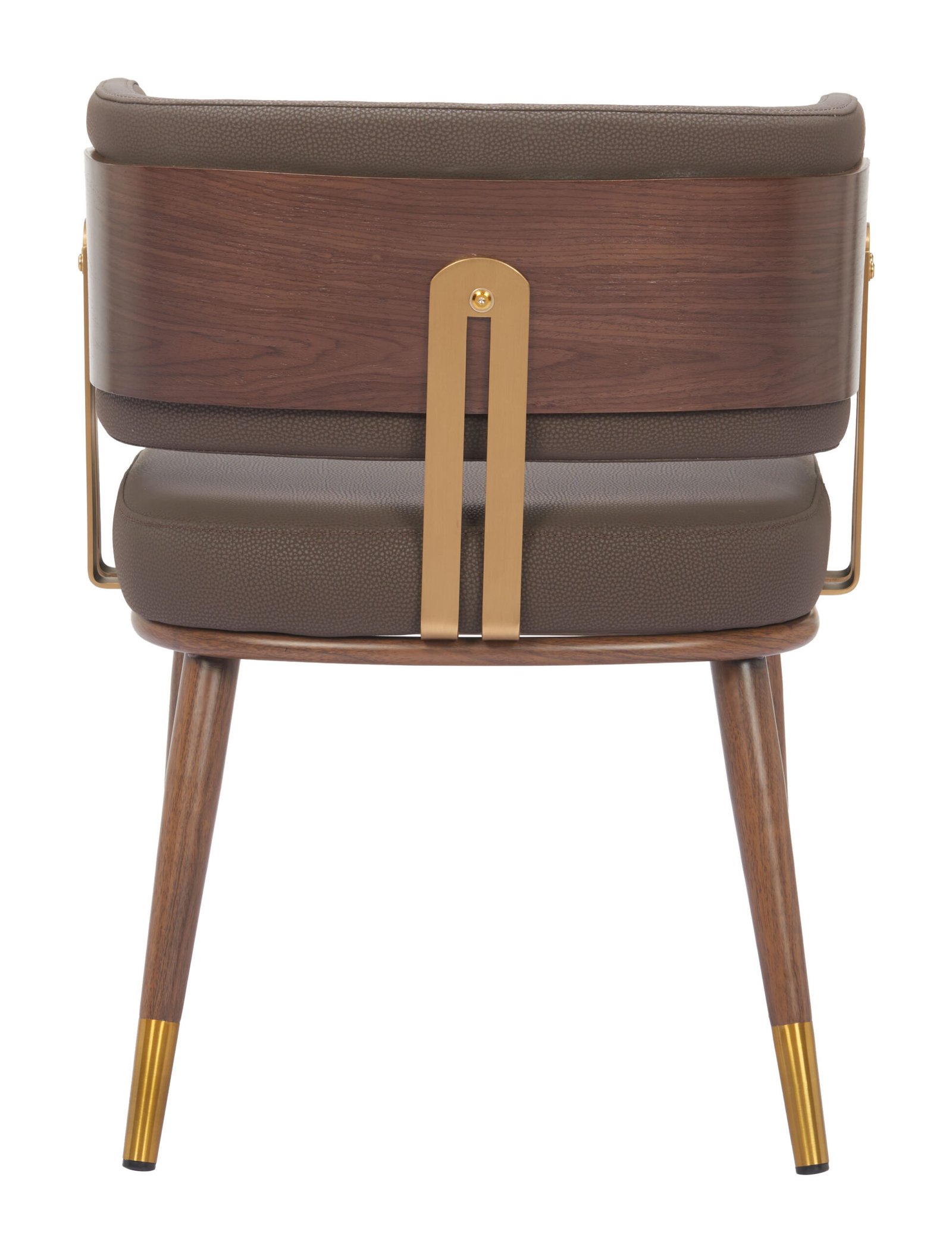 Brew Dining Chair Brown & Walnut - Image 7