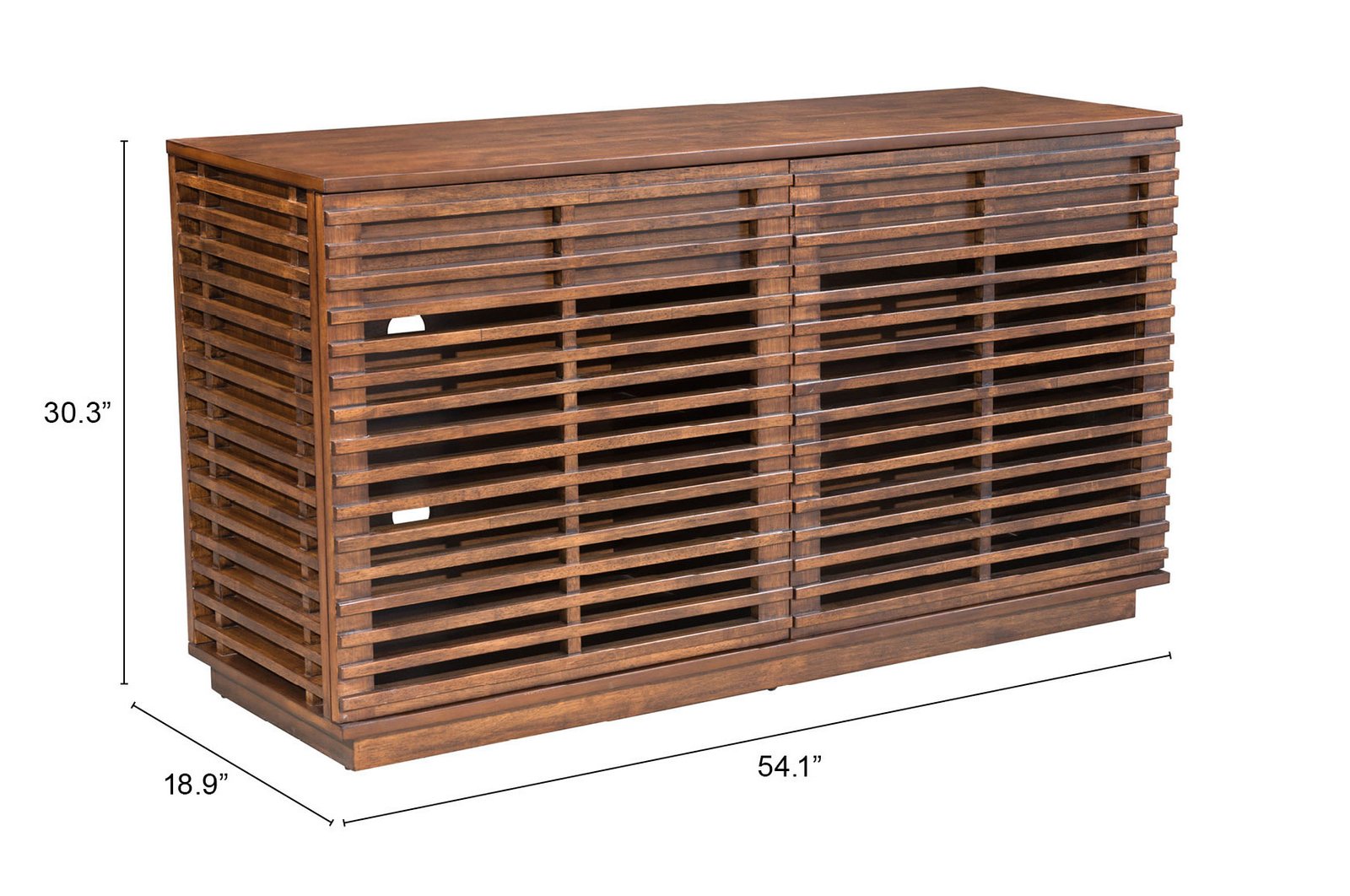 Linea Credenza Walnut - Image 9