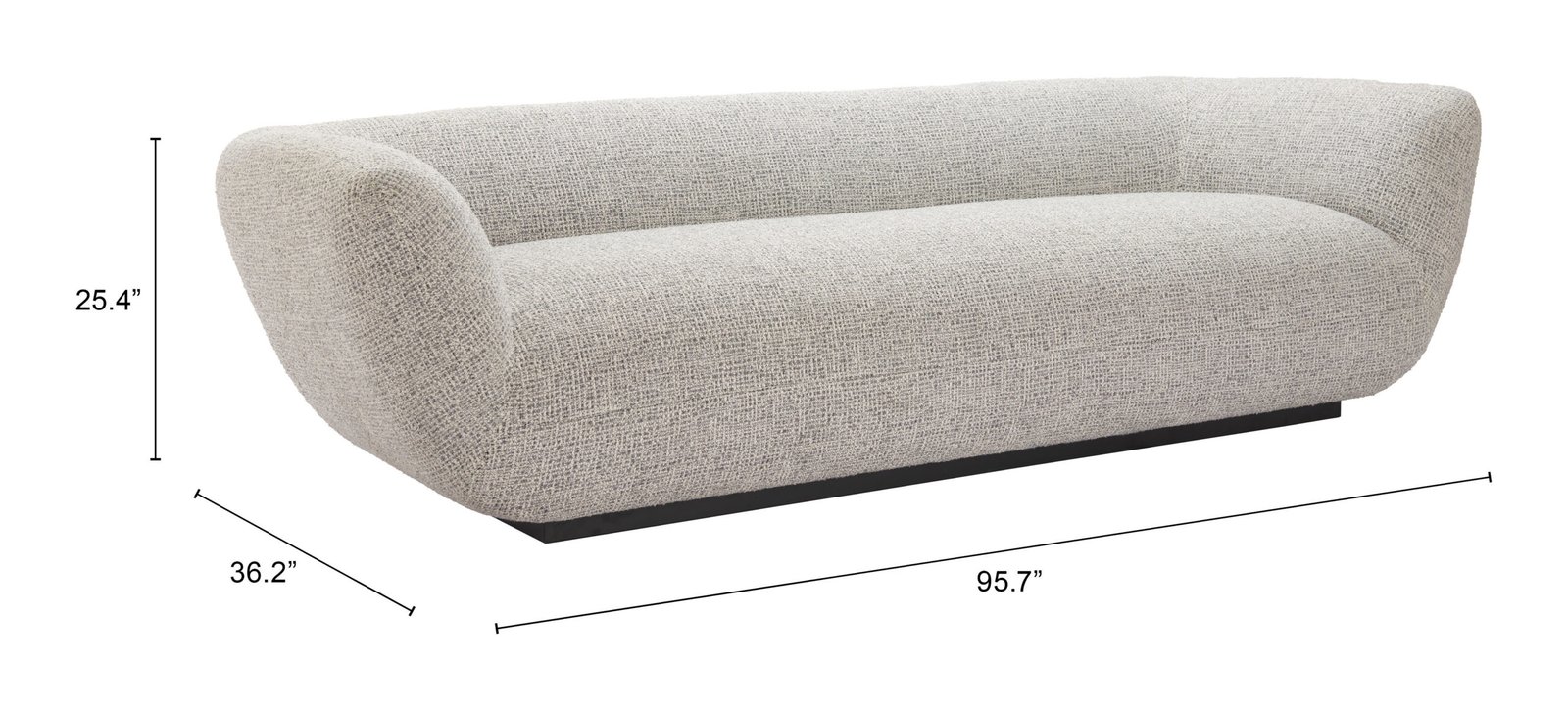 Zambet Sofa Pewter Gray - Image 7