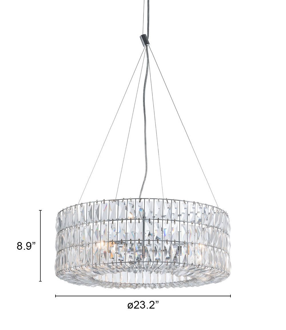 Jena Ceiling Lamp Chrome - Image 6