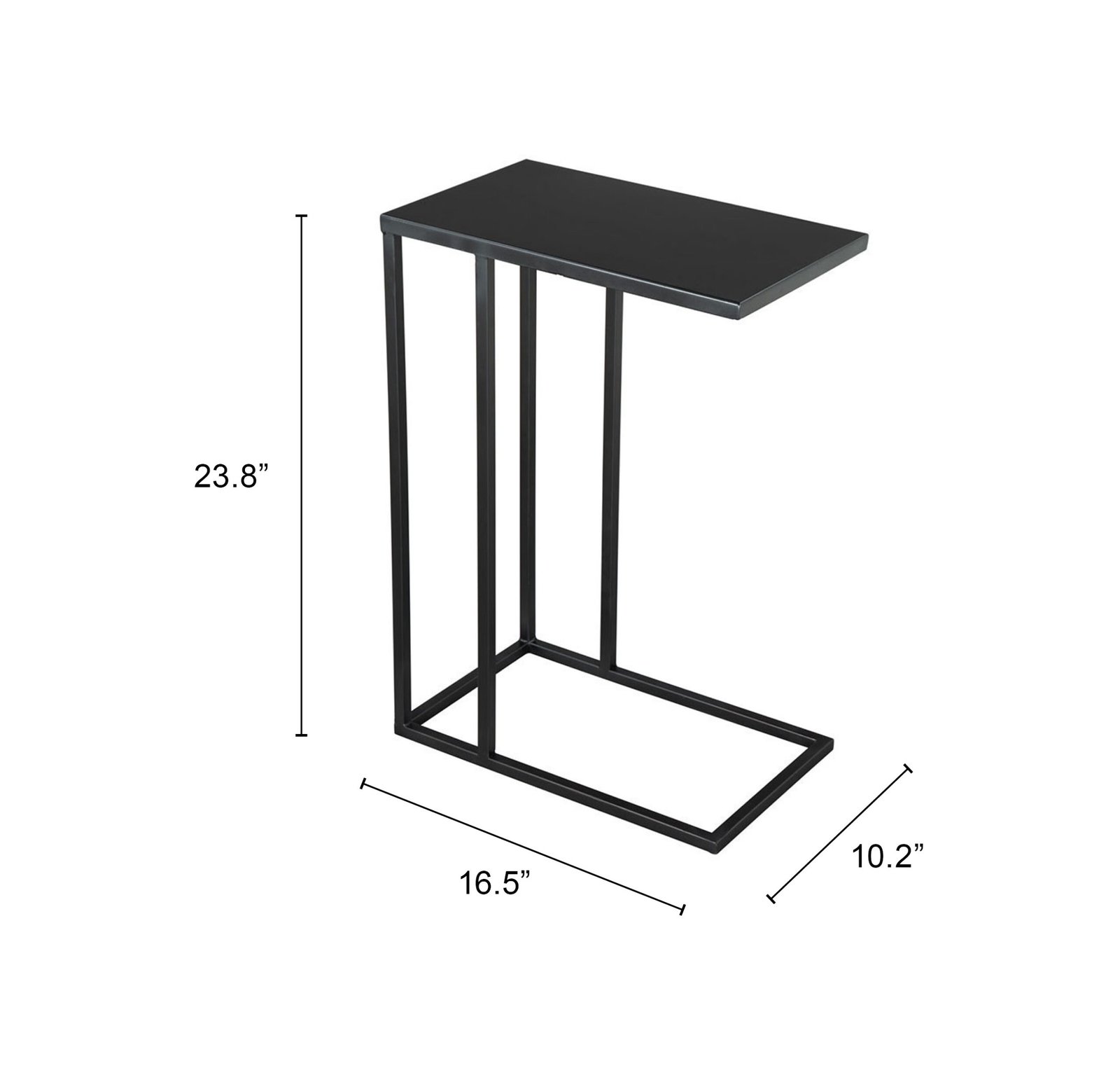 Atom Side Table Black - Image 10