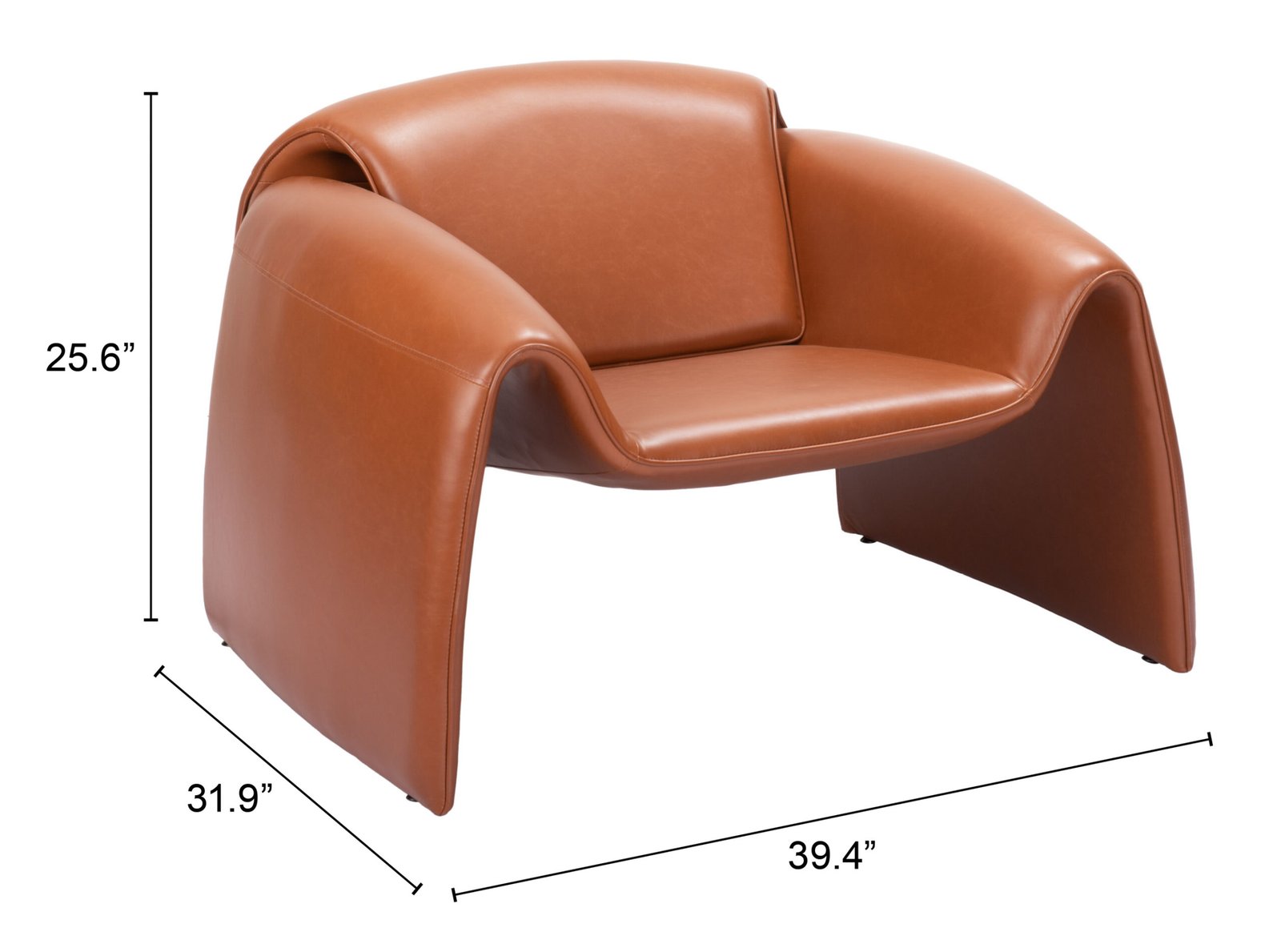 Horten Accent Chair Brown - Image 11
