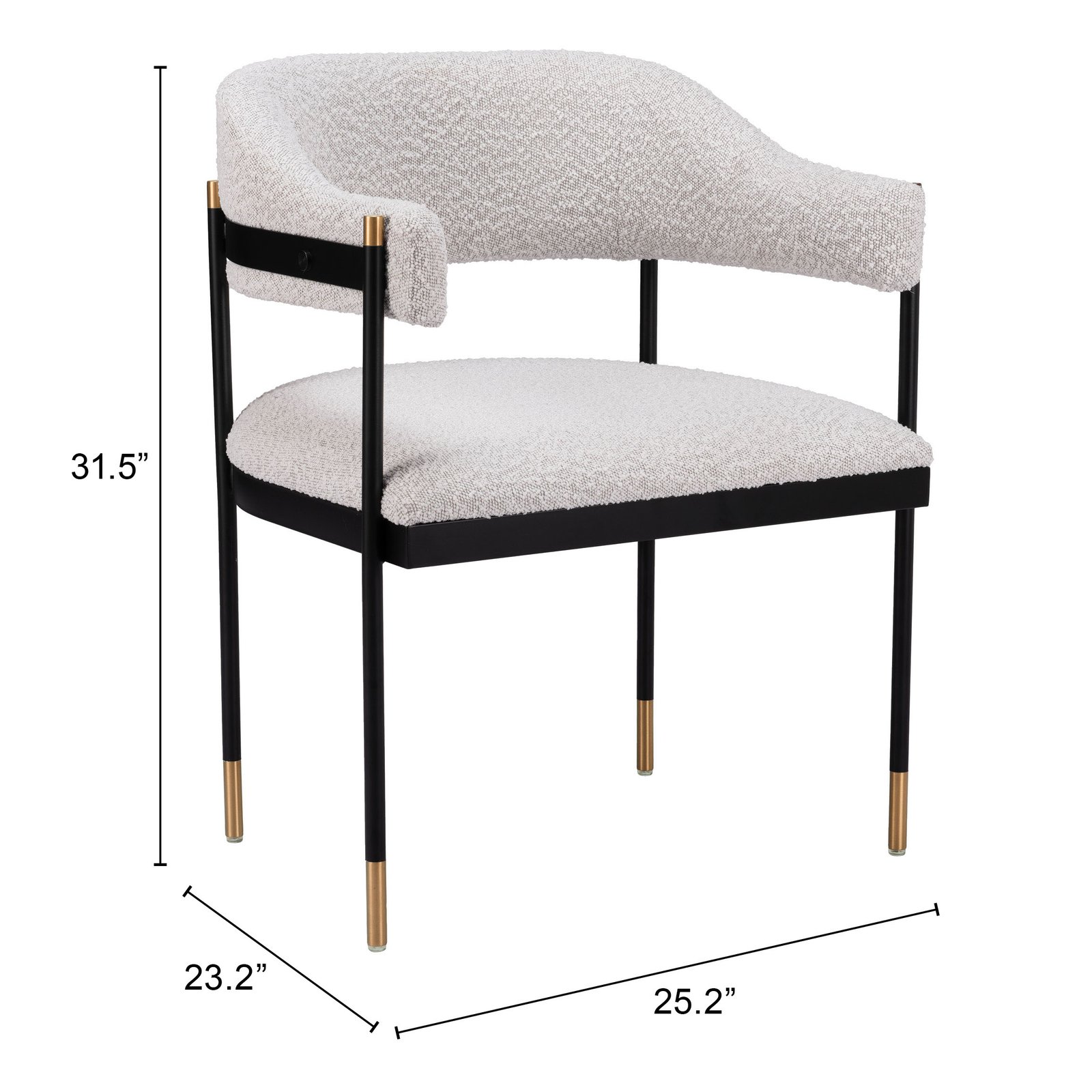Zadar Dining Chair Misty Gray - Image 11