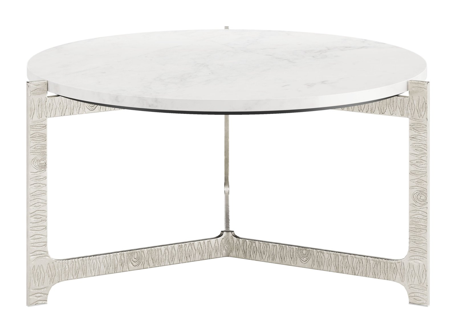 Barmas Coffee Table White & Silver - Image 5