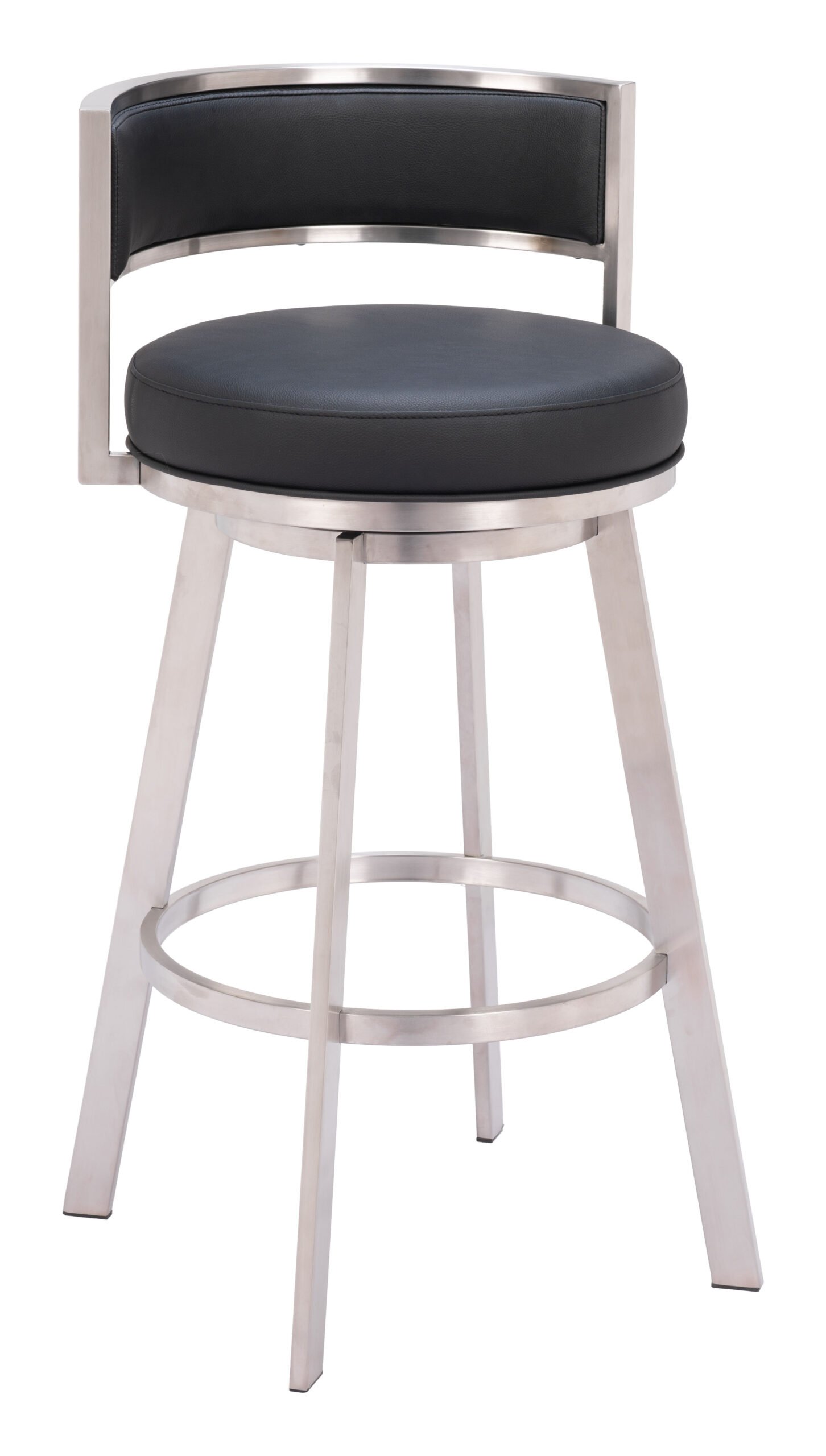 Gimsby Swivel Barstool Black - Image 8