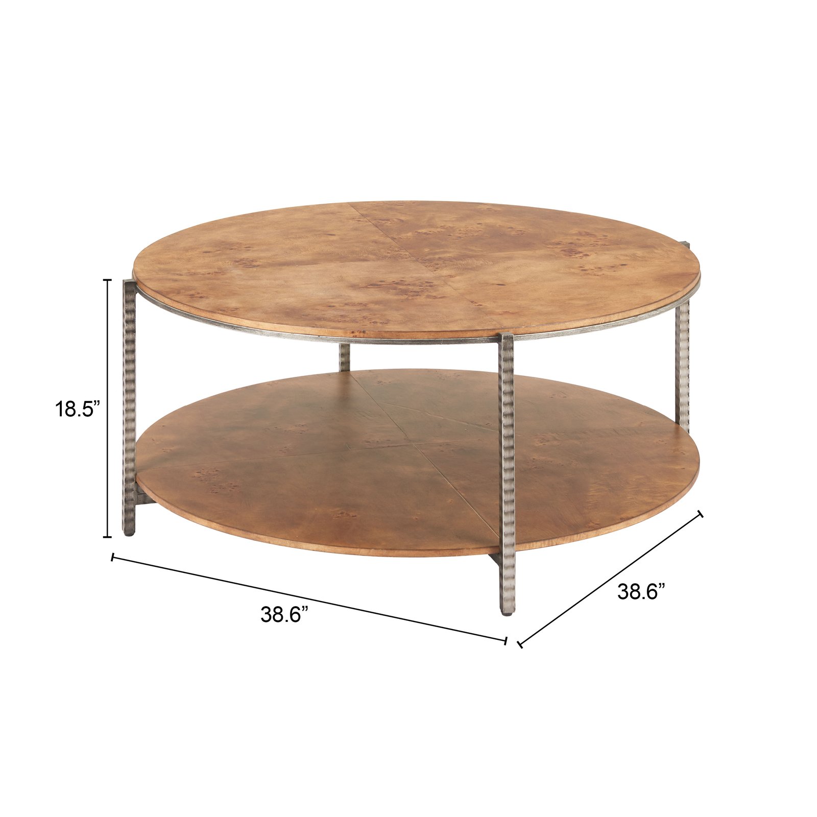 Adna Coffee Table Brown - Image 7