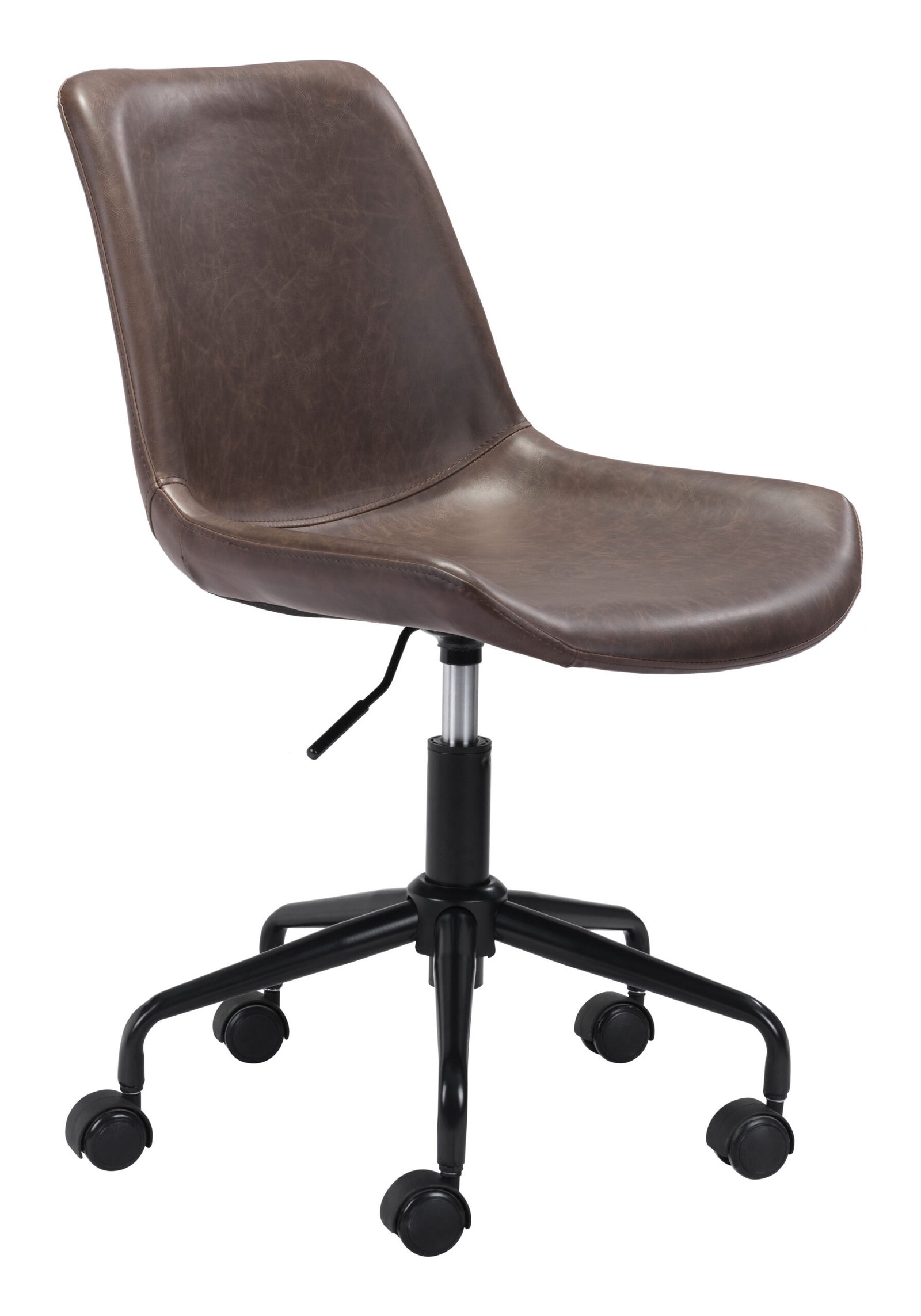 Byron Office Chair Brown - Image 3