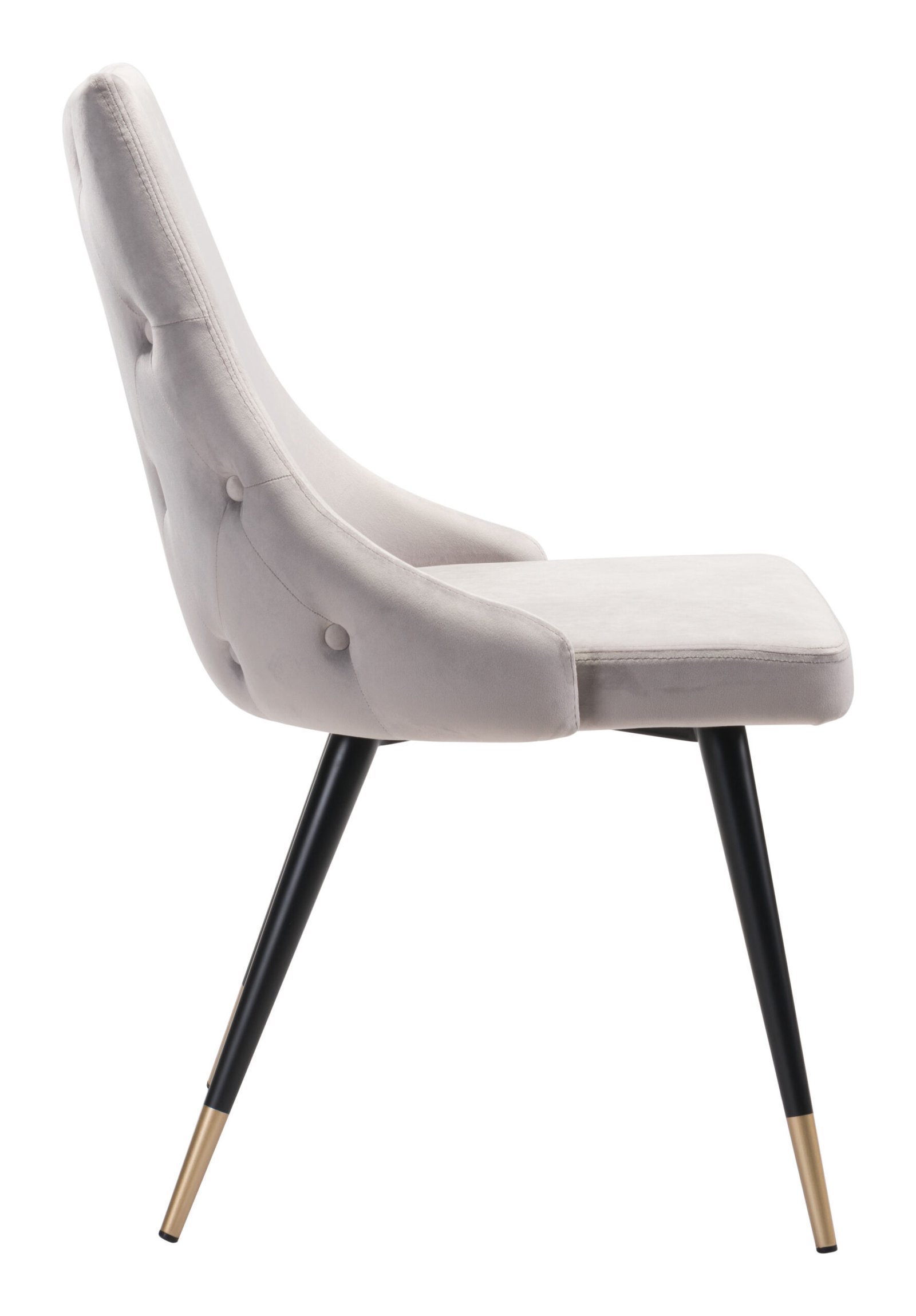 Piccolo Dining Chair (Set of 2) Gray - Image 5