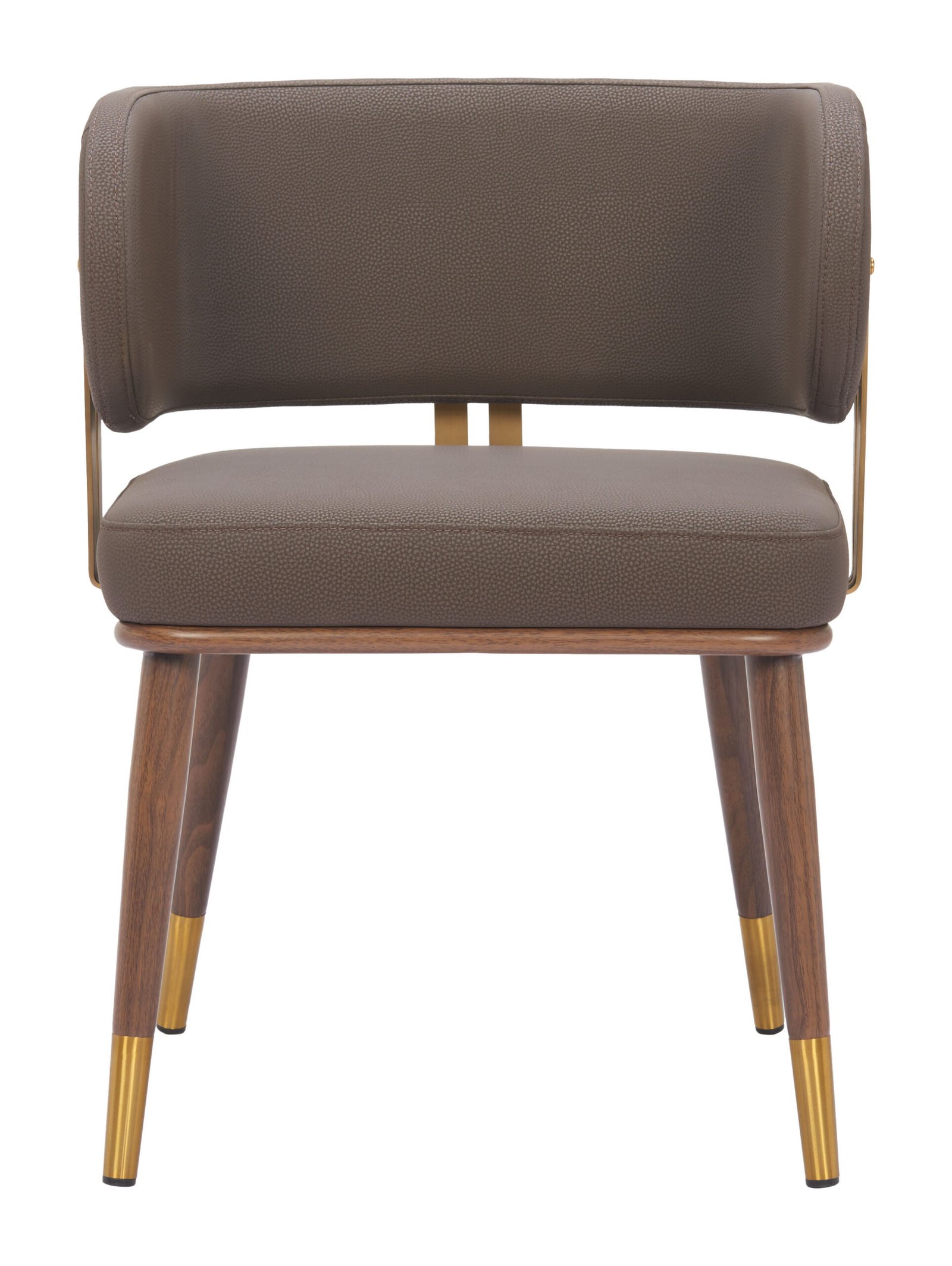 Brew Dining Chair Brown & Walnut - Image 6