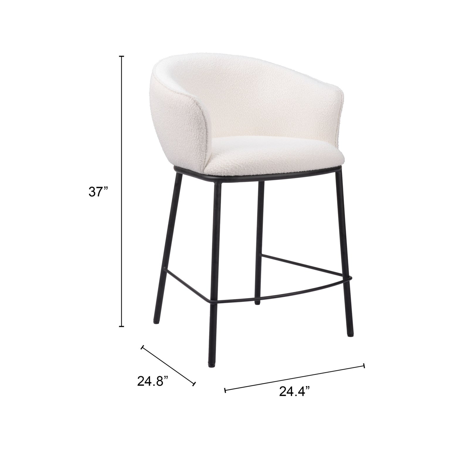 Essen Counter Stool Ivory - Image 11