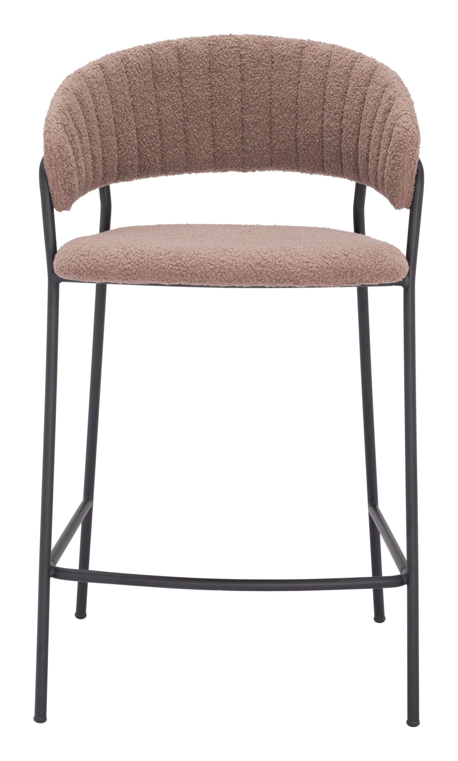Josephine Counter Stool (Set of 2) Brown - Image 4