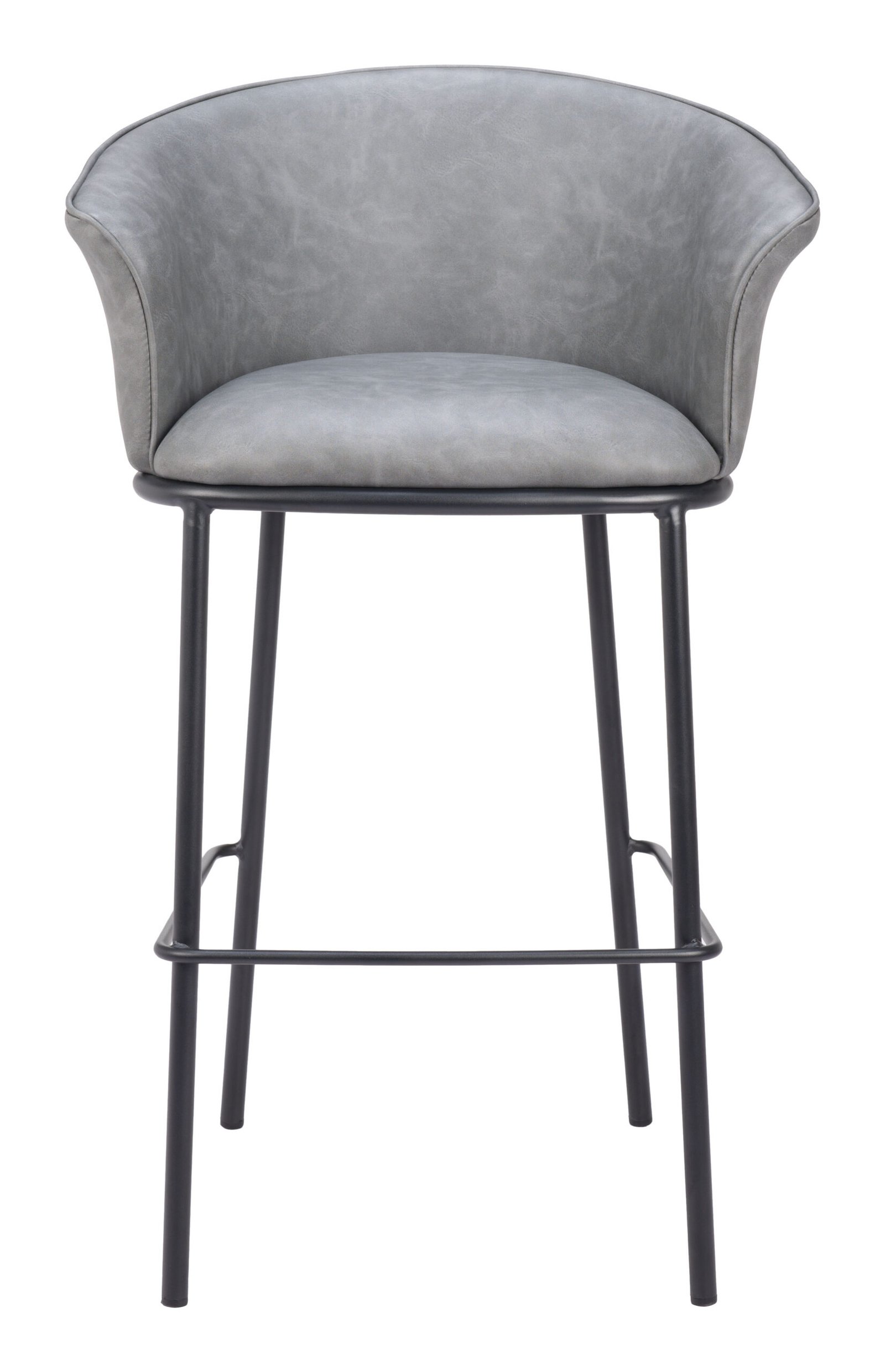 Garston Barstool Gray - Image 5