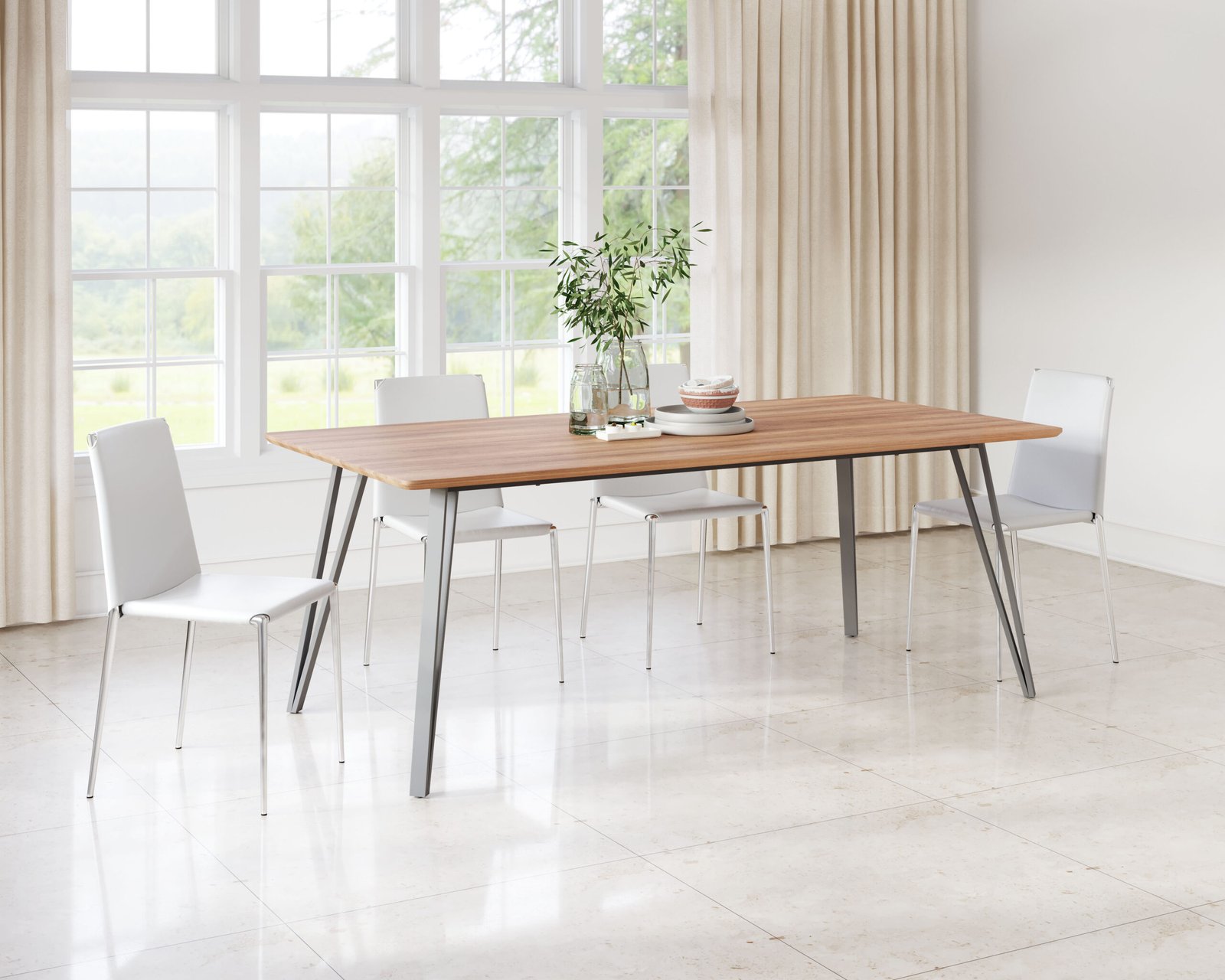 Perpignan Dining Table Brown - Image 2