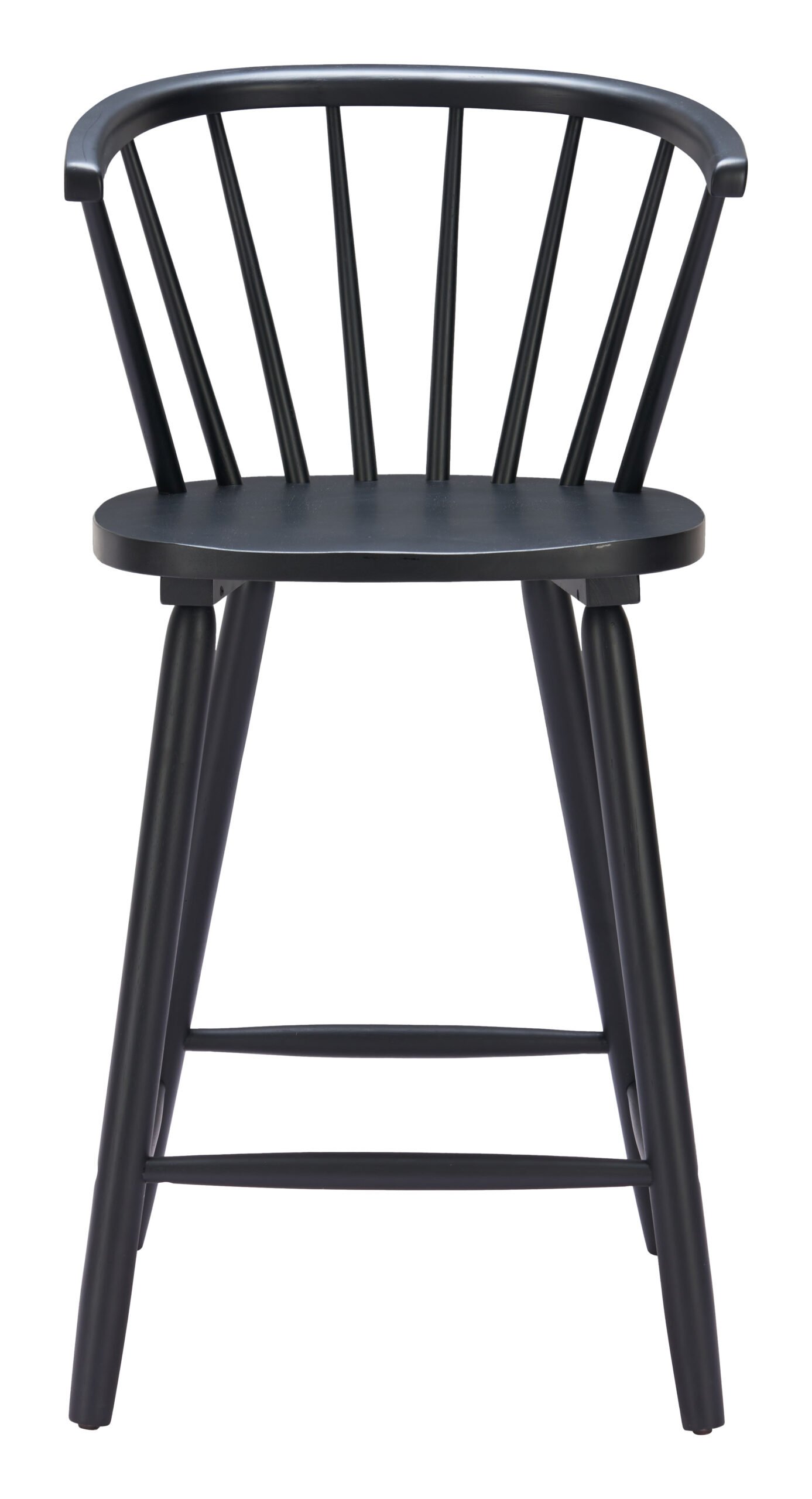 Stenger Counter Stool (Set of 2) Black - Image 3