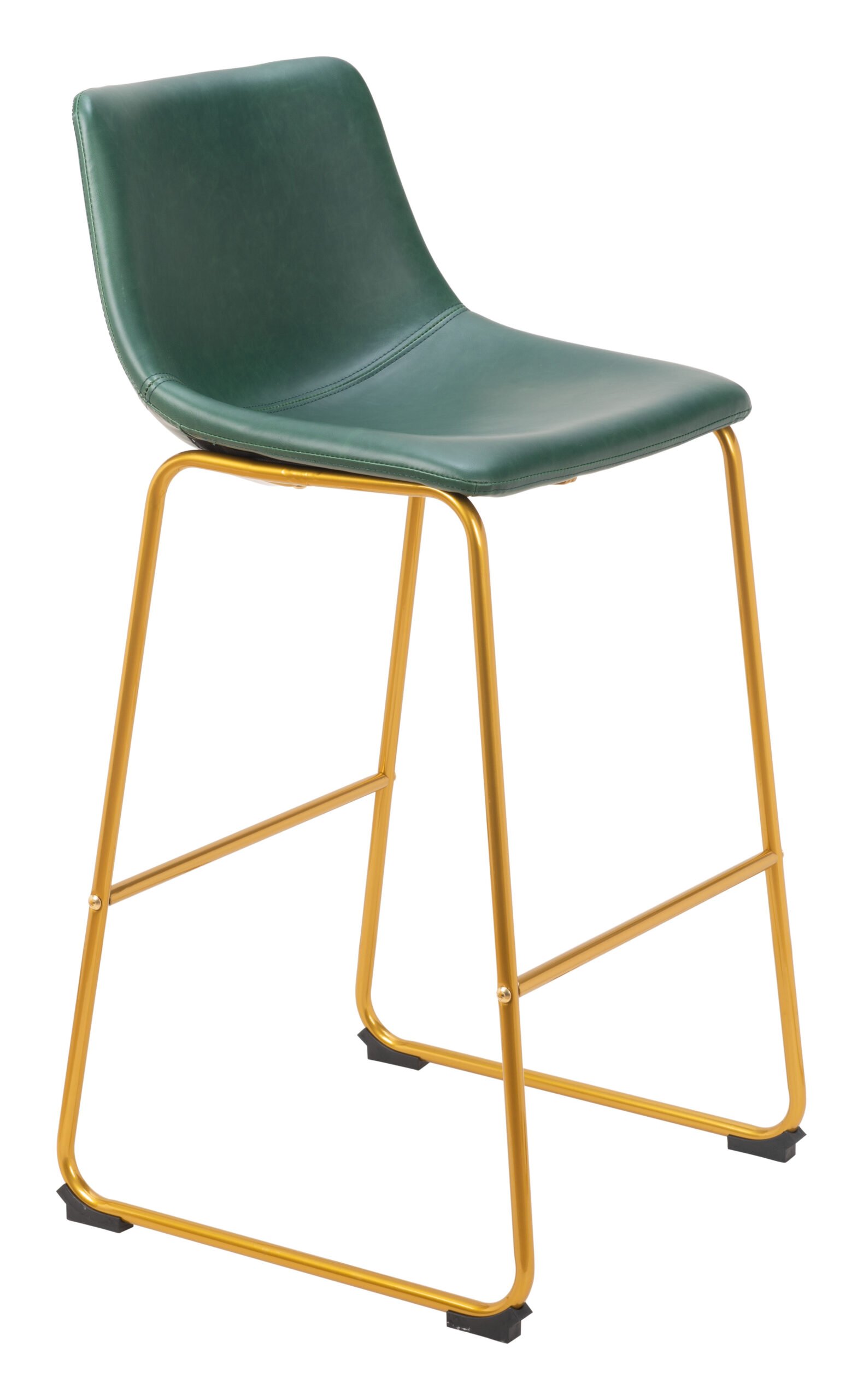 Augusta Barstool (Set of 2) Green & Gold - Image 7