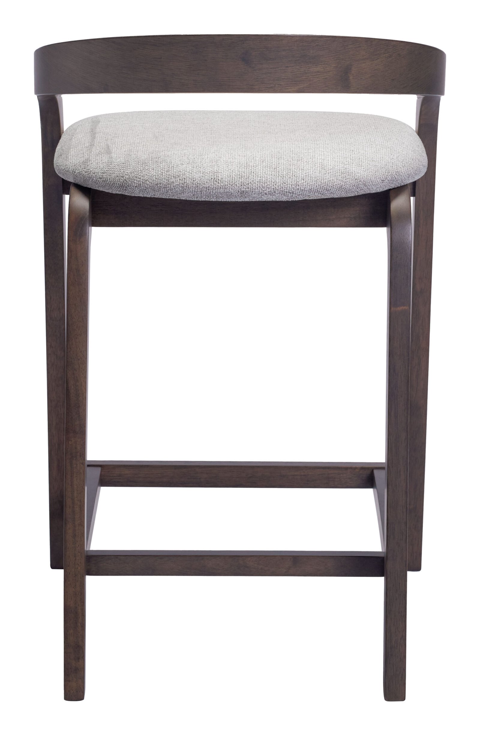 Troy Counter Stool (Set of 2) Dove Gray & Espresso - Image 4