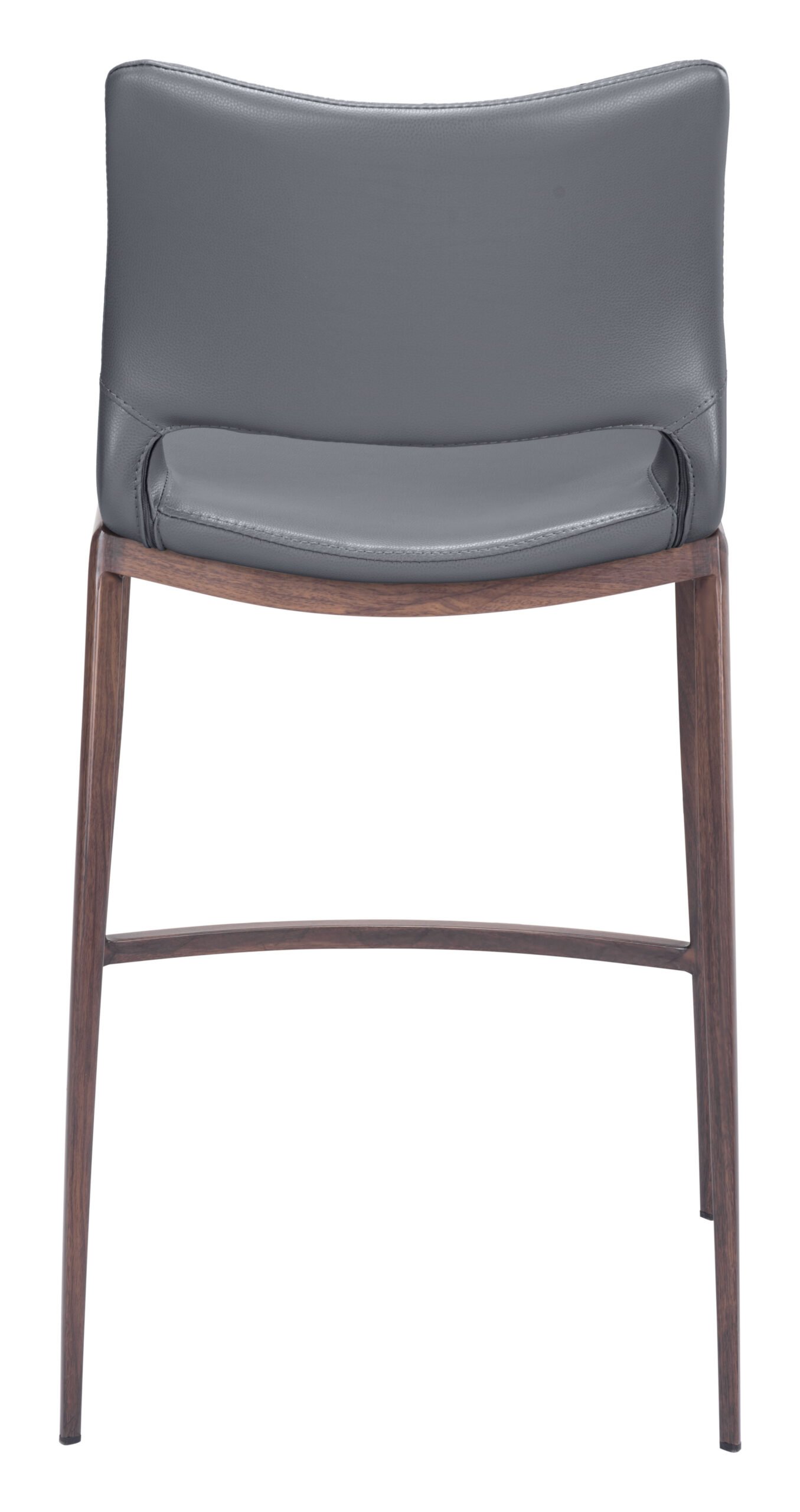 Ace Counter Stool (Set of 2) Dark Gray & Walnut - Image 5