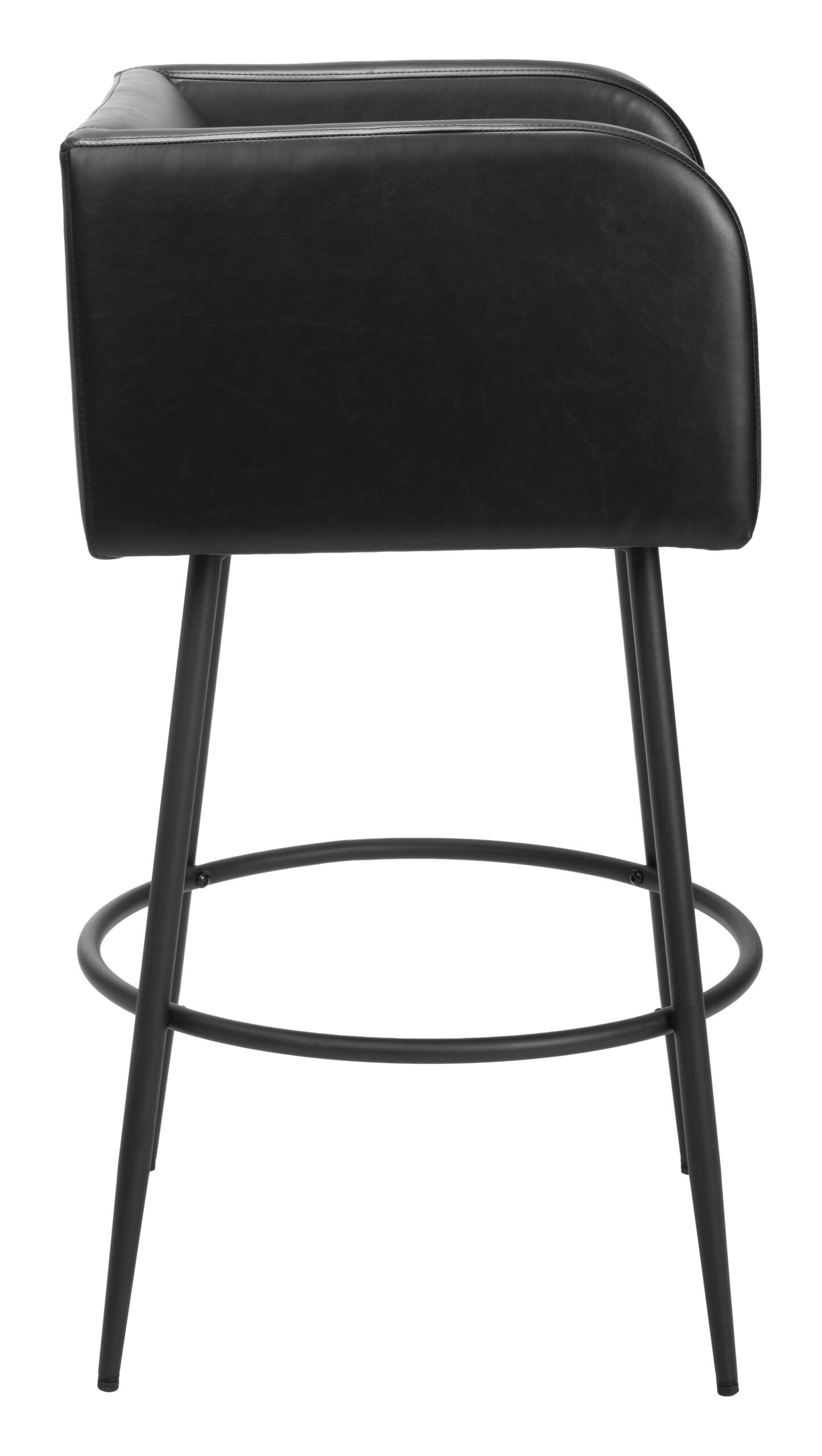 Horbat Barstool (Set of 2) Black - Image 4