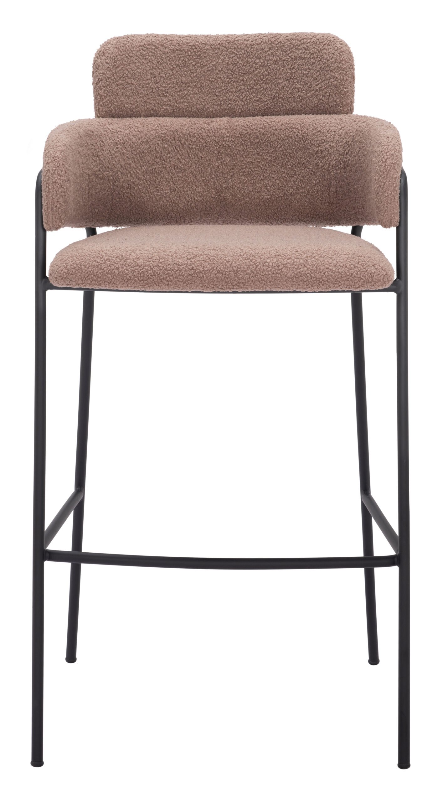 Marcel Barstool (Set of 2) Brown - Image 4
