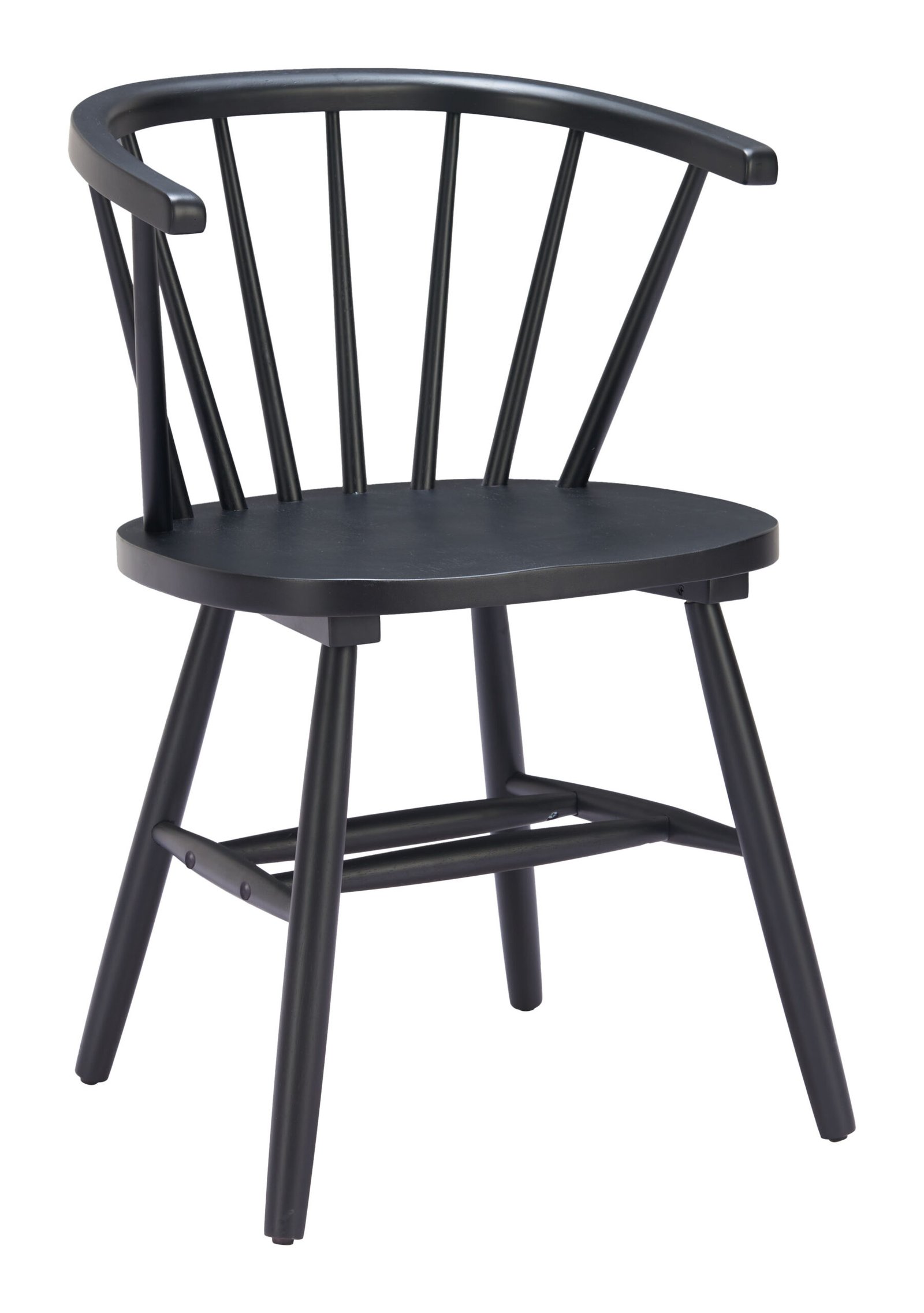Stenger Dining Chair (Set of 2) Black - Image 6