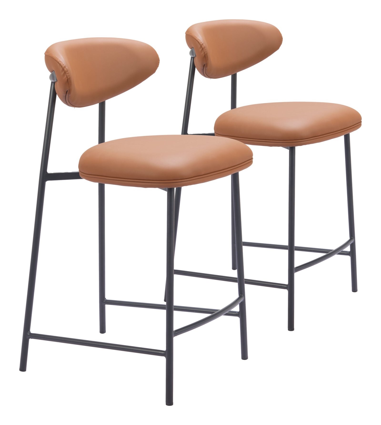 Rorun Counter Stool (Set of 2) Brown - Image 9