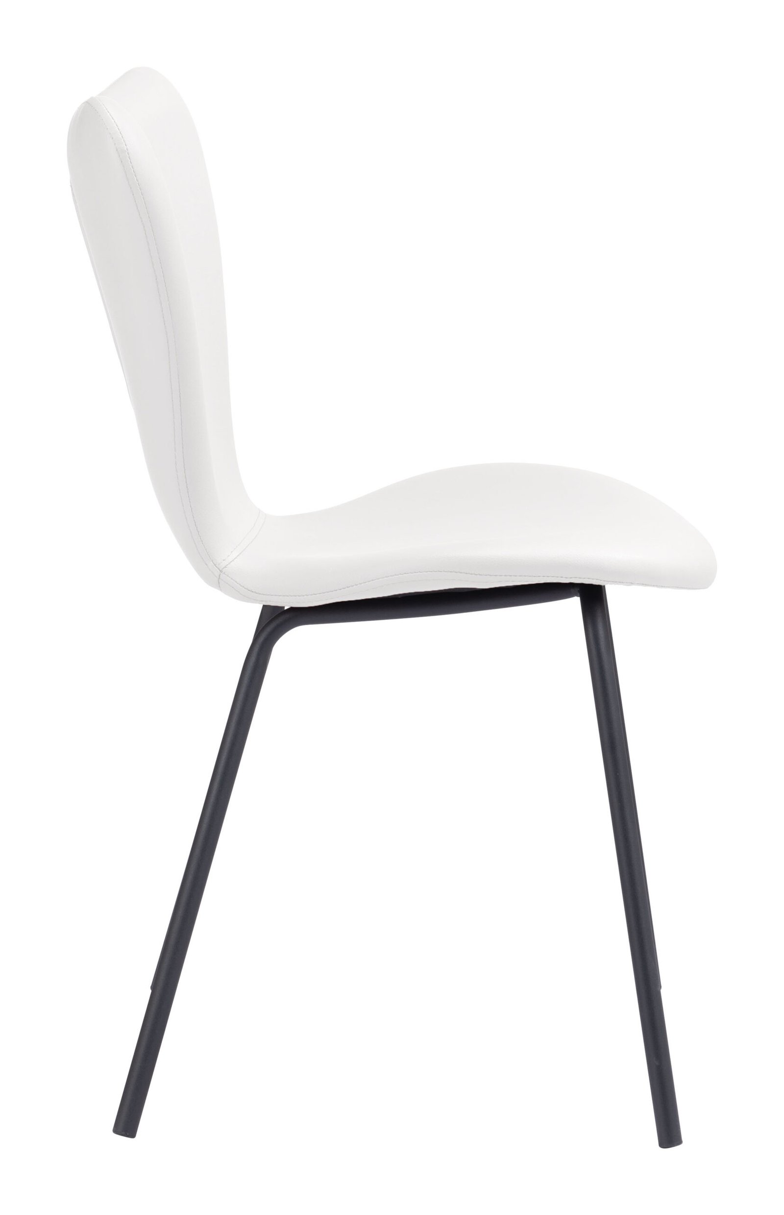 Torlo Dining Chair (Set of 2) White - Image 4