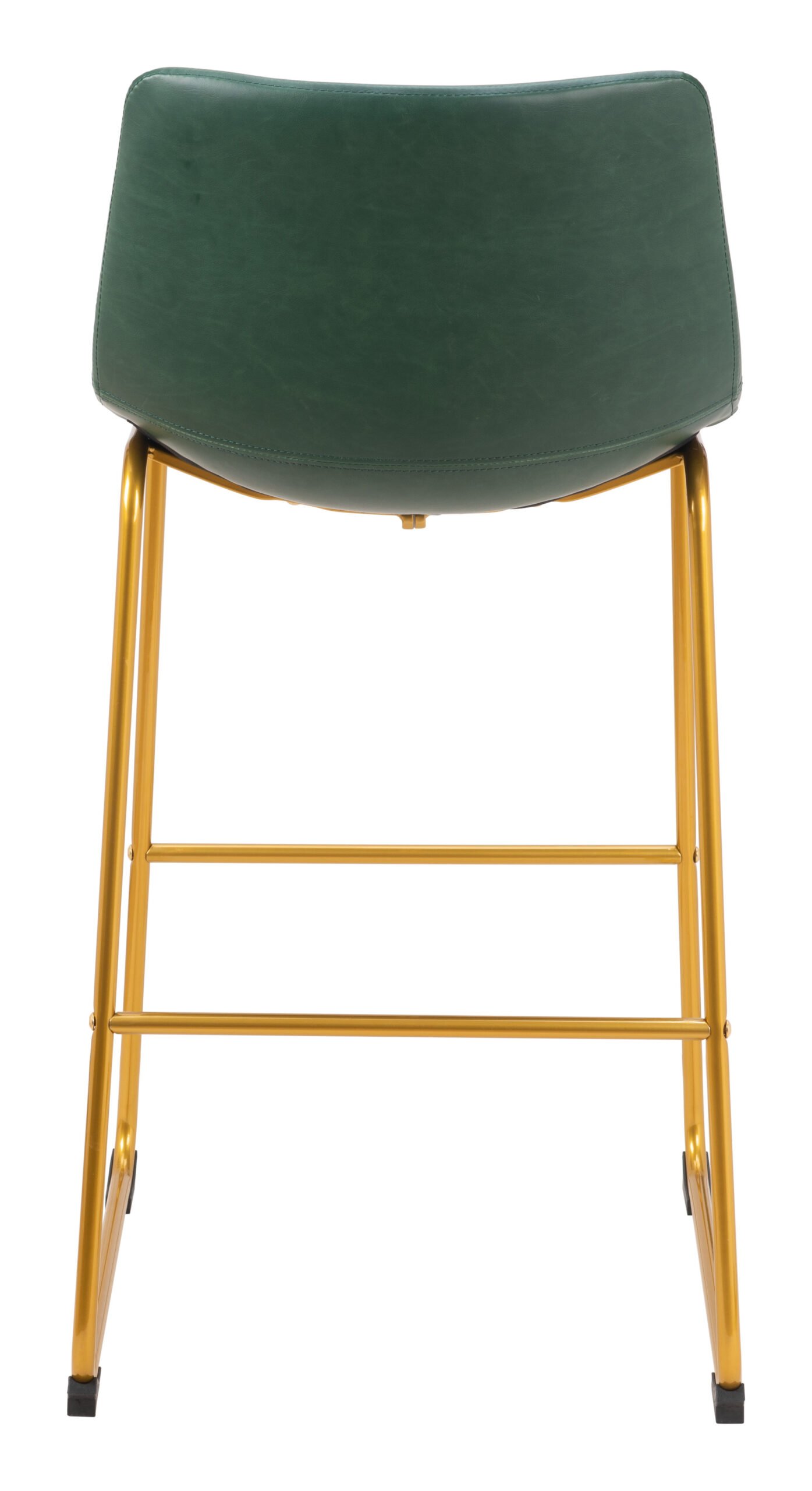 Augusta Barstool (Set of 2) Green & Gold - Image 5