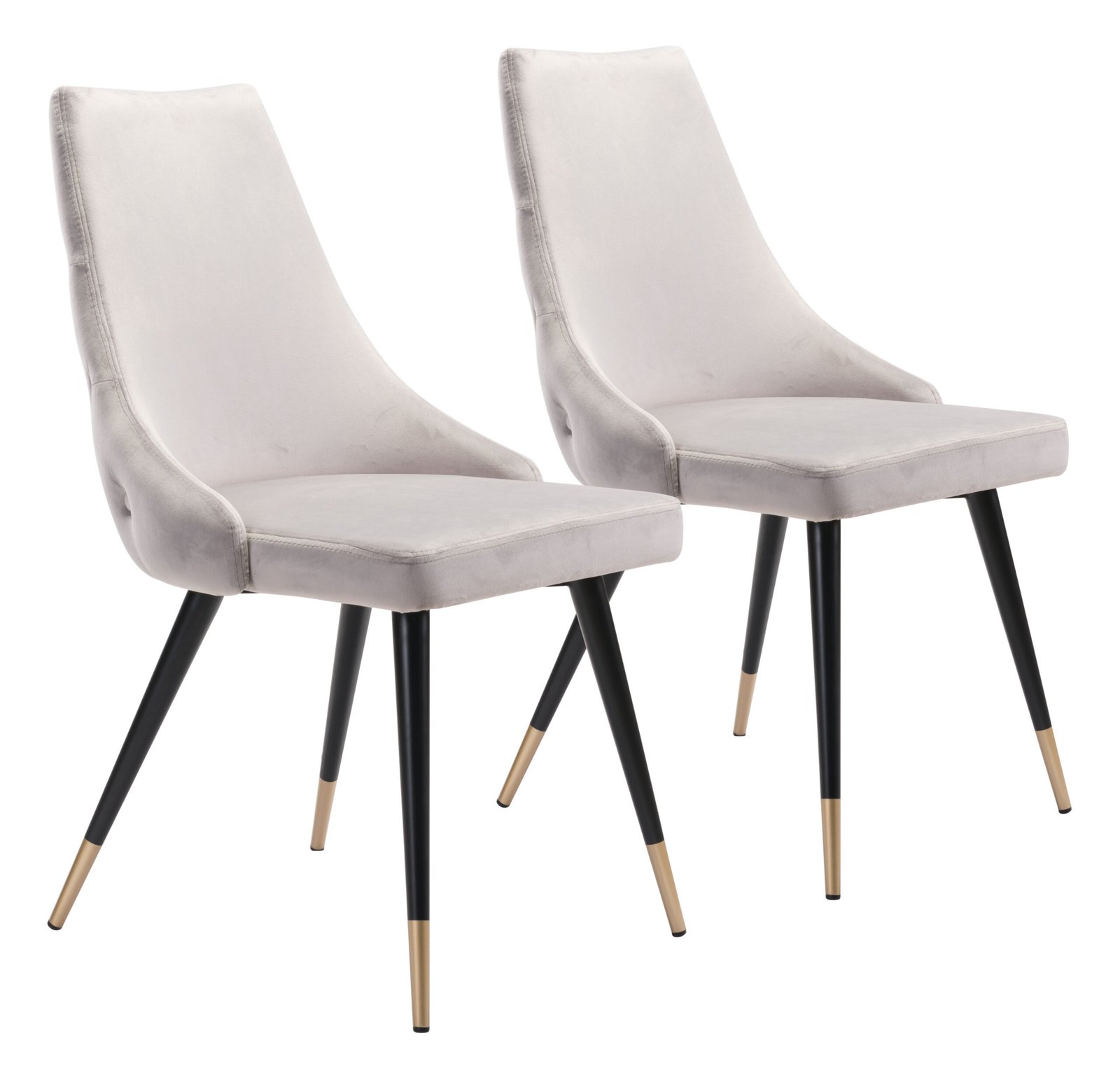 Piccolo Dining Chair (Set of 2) Gray - Image 12