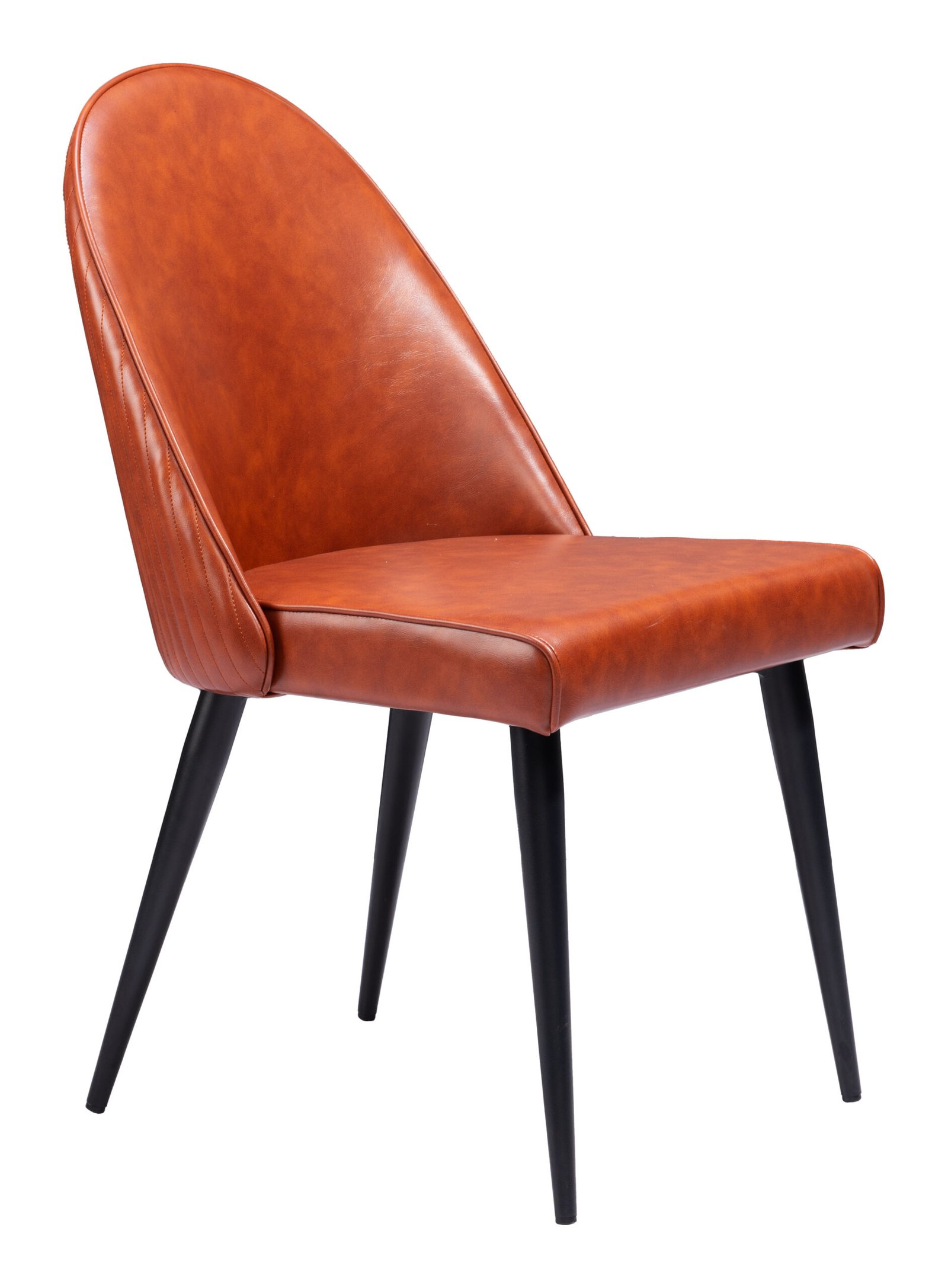 Silloth Armless Dining Chair (Set of 2) Brown - Image 6