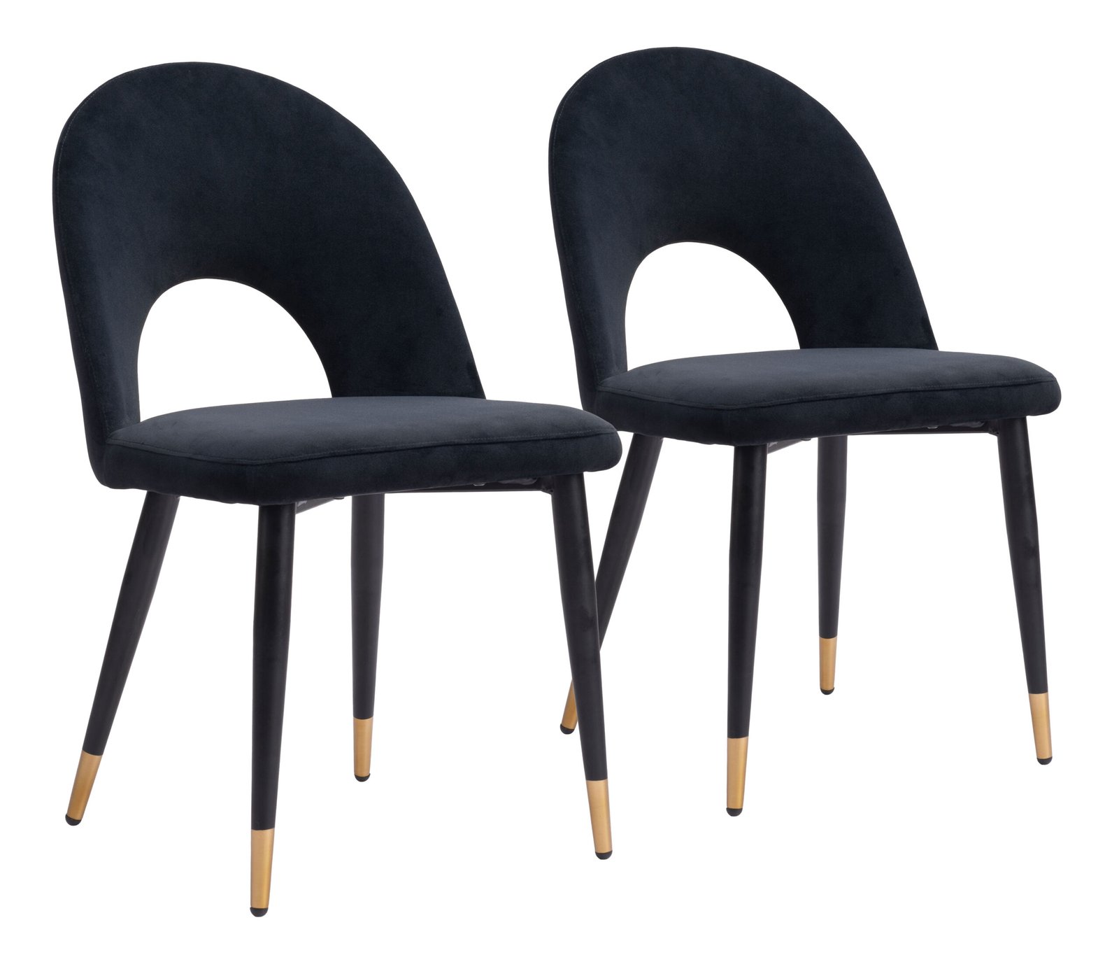 Menlo Dining Chair (Set of 2) Black - Image 12
