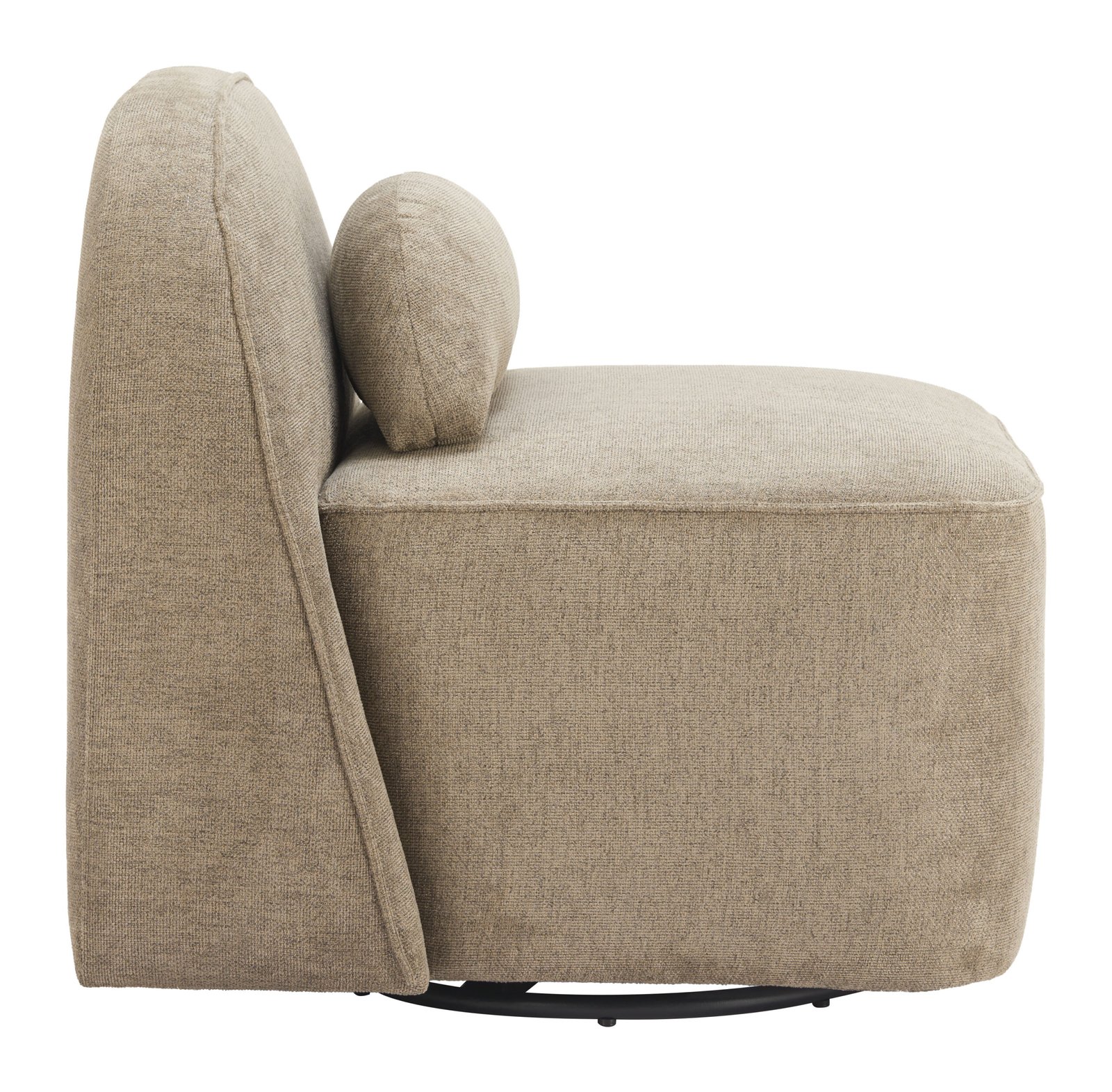 Kakao Swivel Chair Olive Brown - Image 2