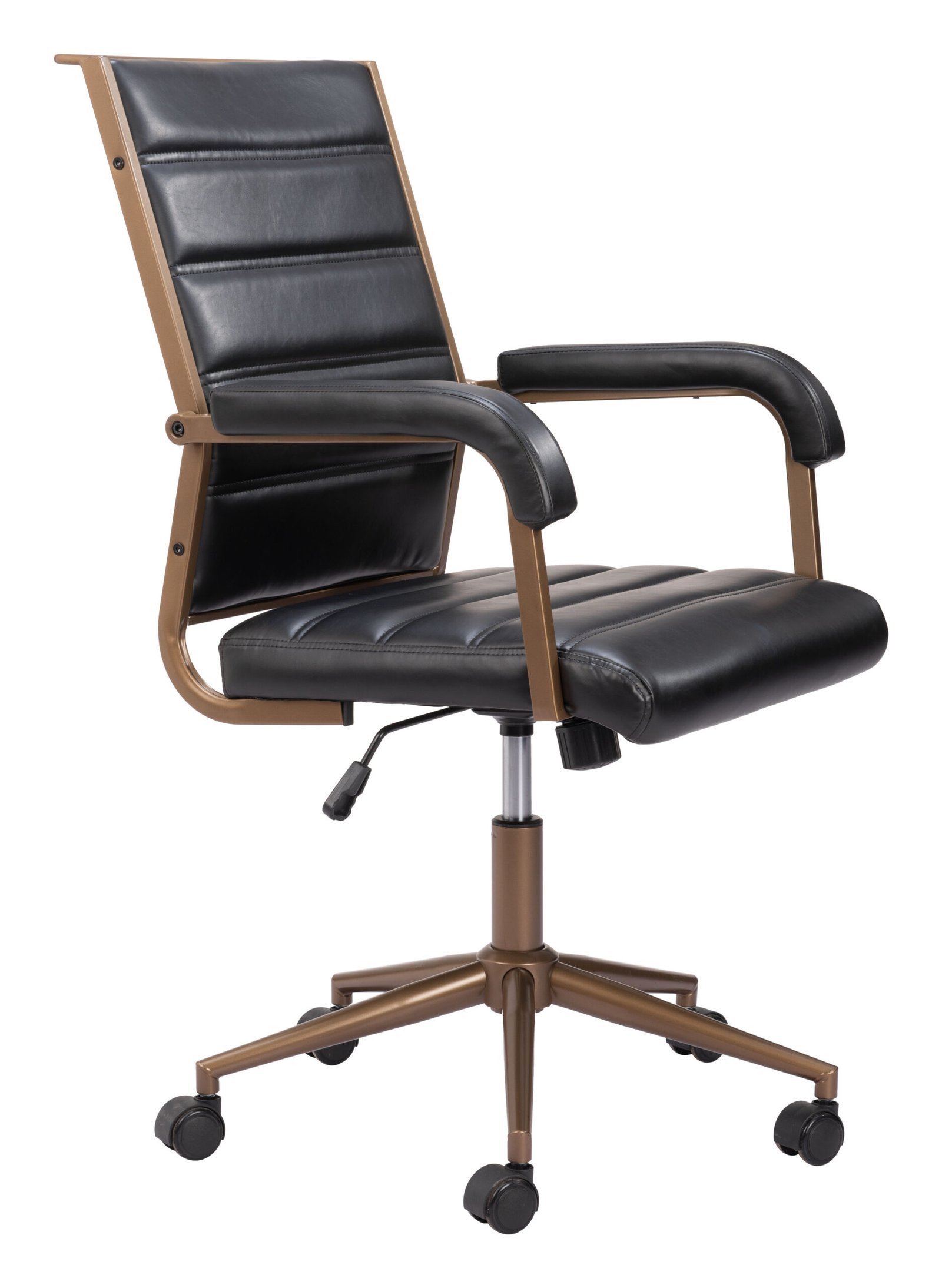 Auction Office Chair Vintage Black - Image 8