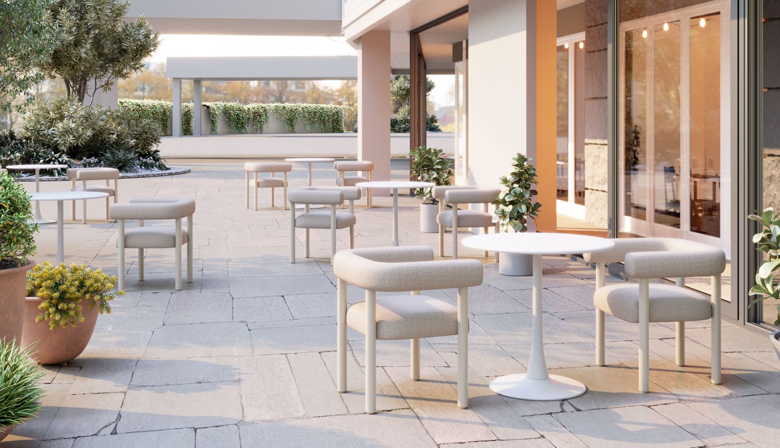 Sunbath Dining Chair (Set of 2) White - Image 2