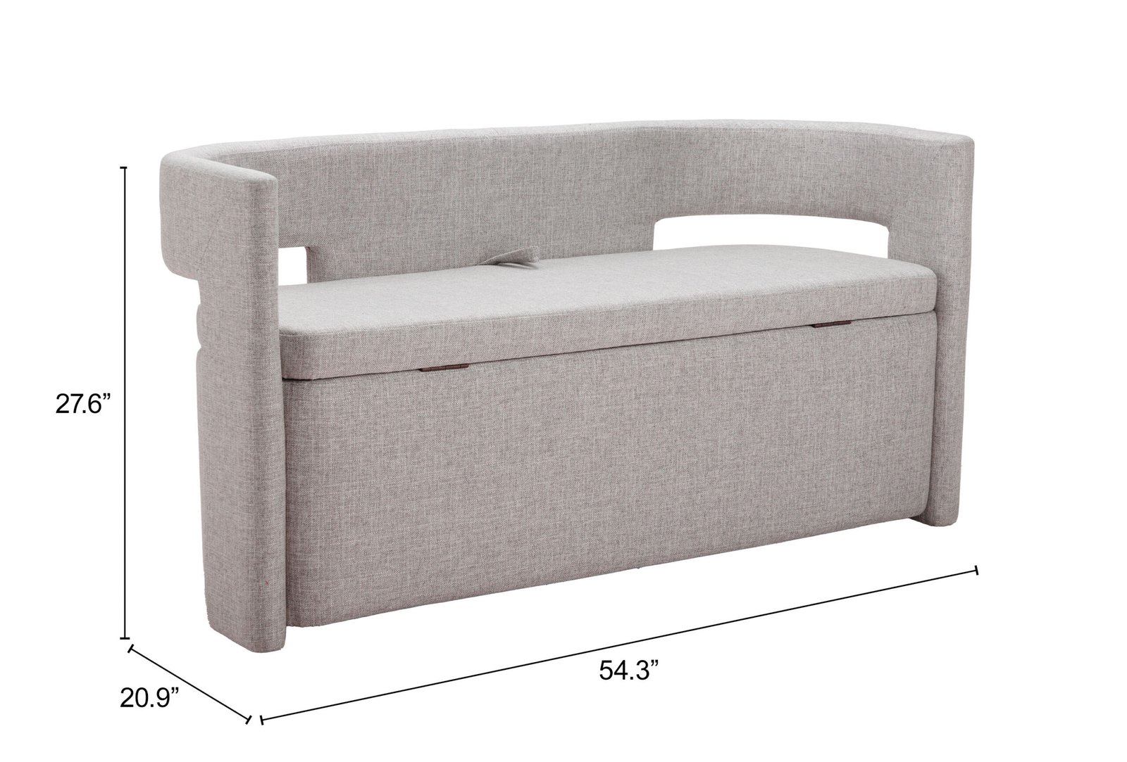 Papua Storage Bench Gray - Image 10