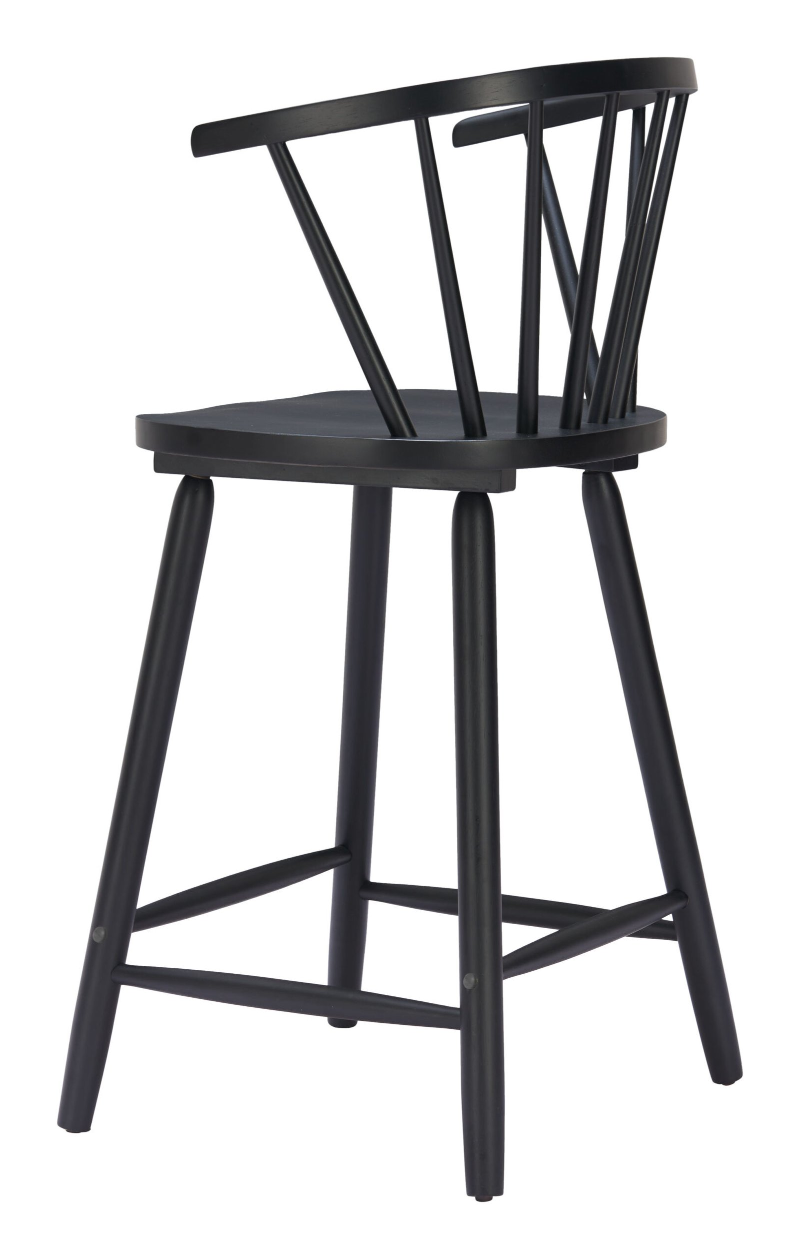 Stenger Counter Stool (Set of 2) Black - Image 5