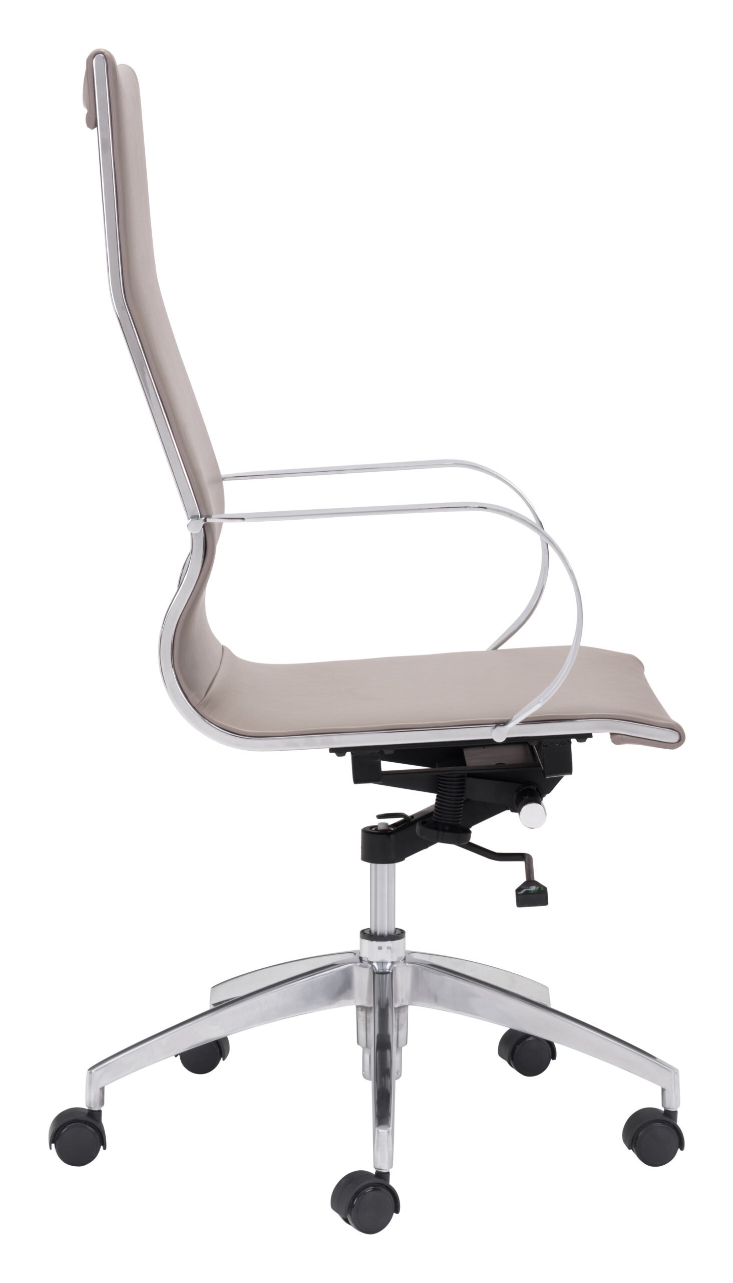 Glider High Back Office Chair Taupe - Image 3