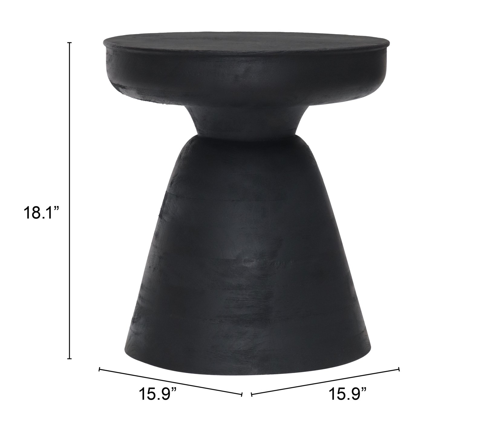 Sage Side Table Black - Image 11