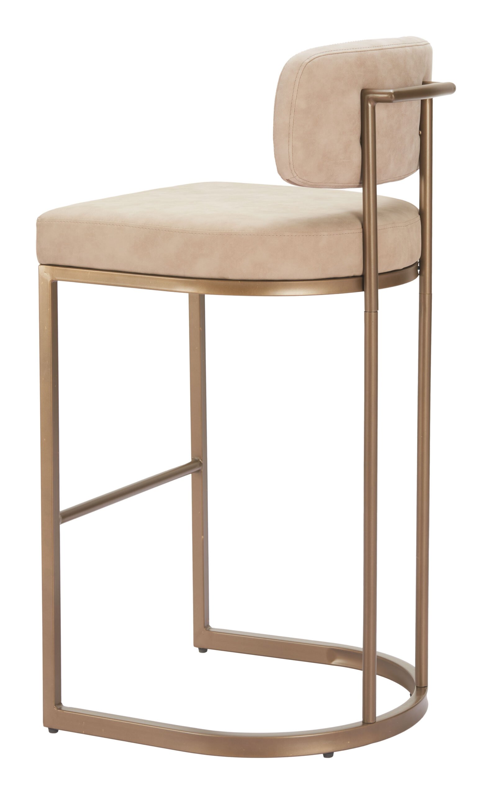 Velar Barstool (Set of 2) Beige - Image 5