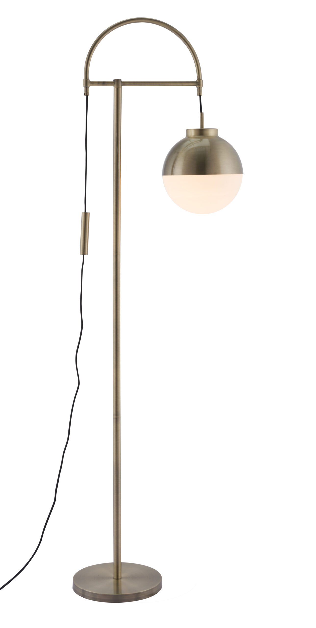 Waterloo Floor Lamp White & Bronze - Image 3