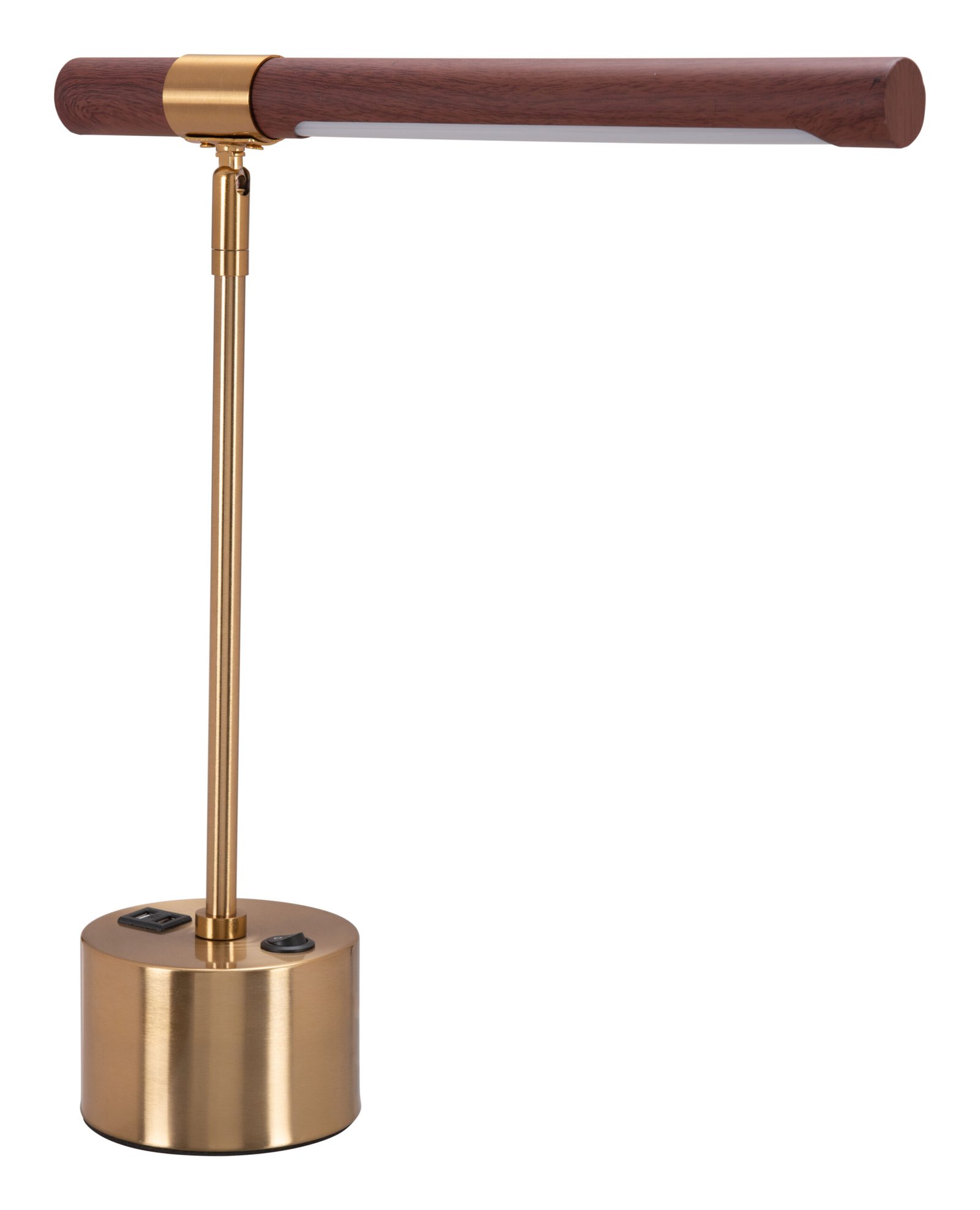 Kippy Table Lamp Brown & Brass - Image 3