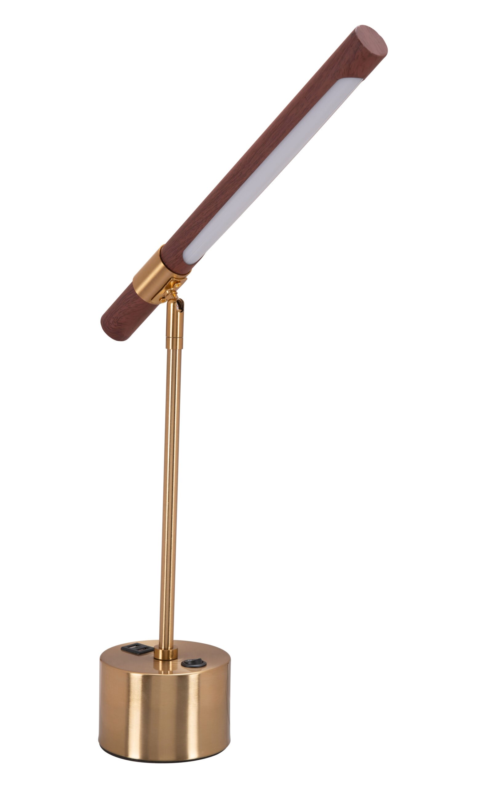 Kippy Table Lamp Brown & Brass - Image 6