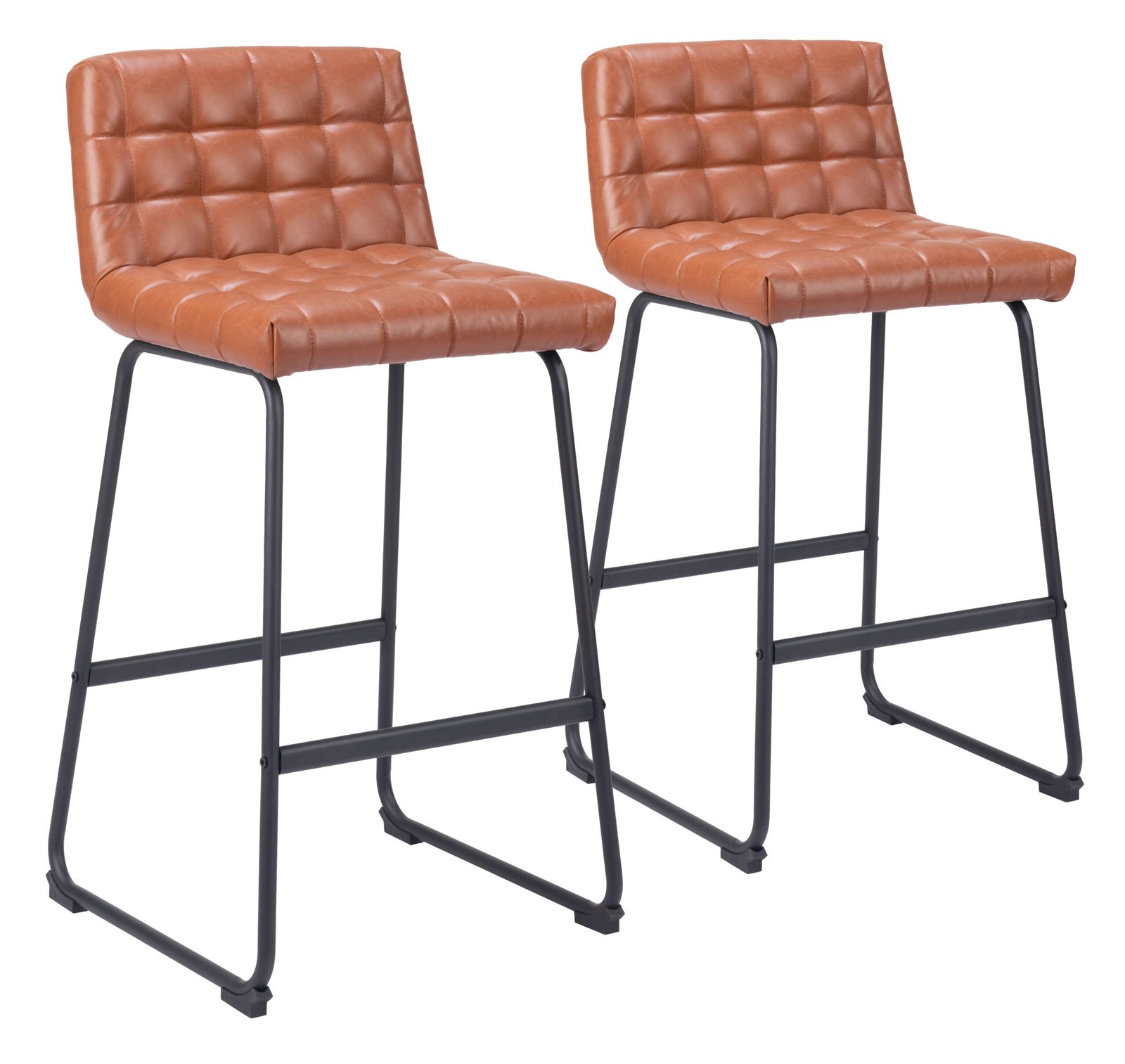 Pago Barstool (Set of 2) Brown - Image 11