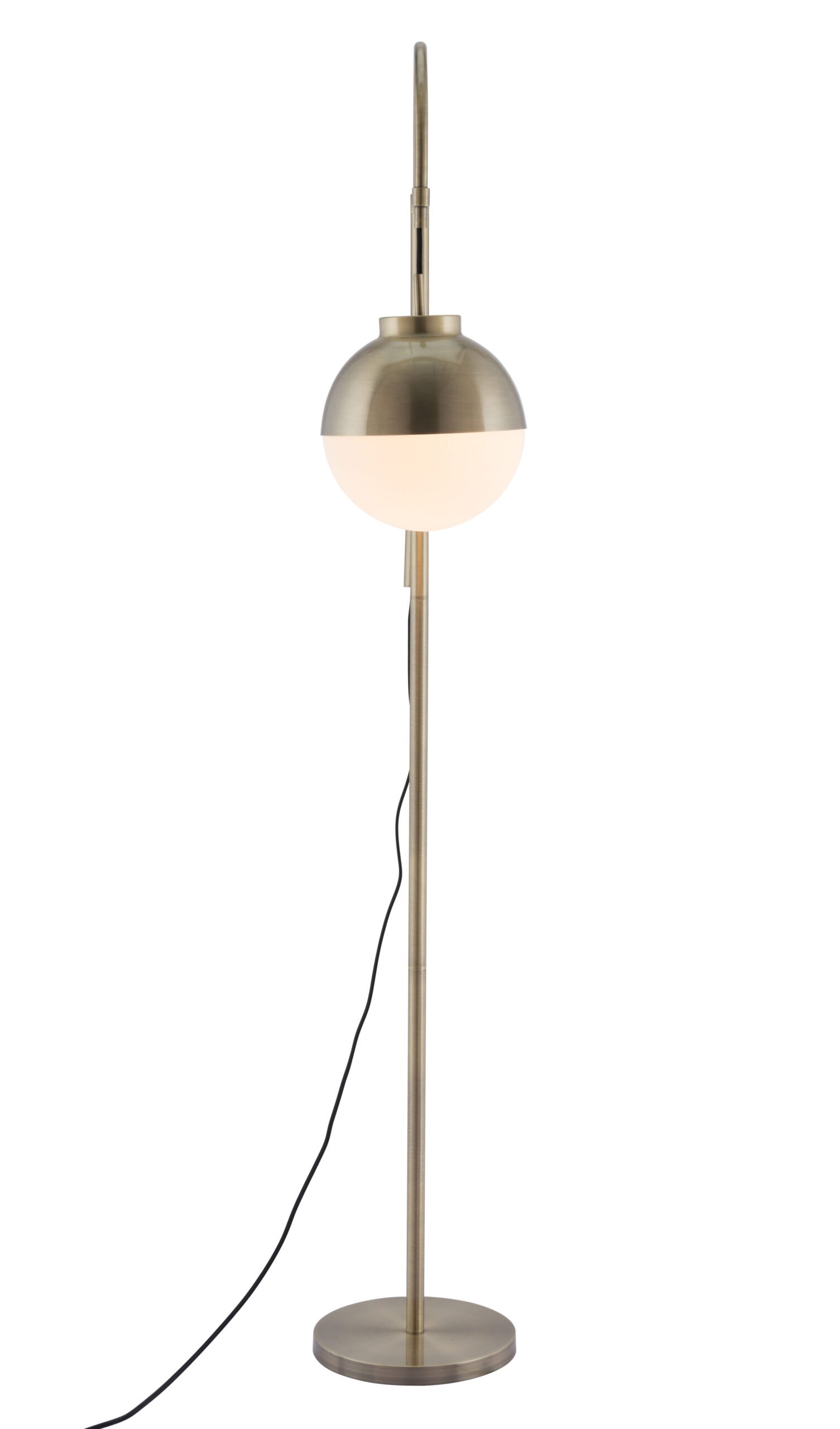 Waterloo Floor Lamp White & Bronze - Image 4