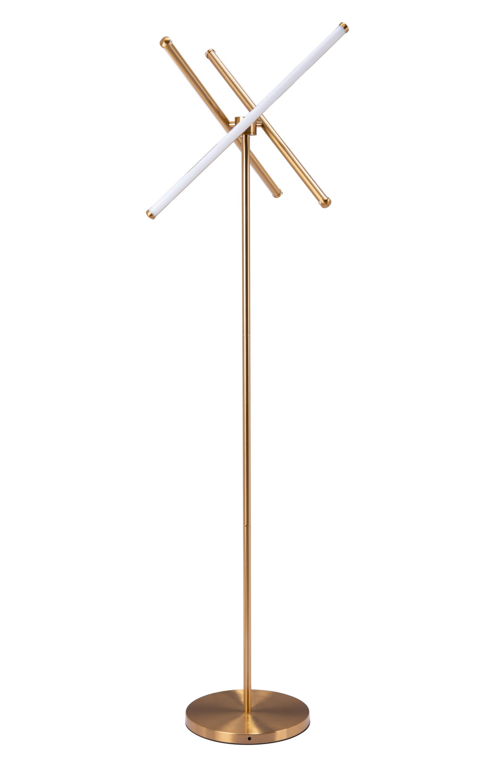 Garza Floor Lamp Brass - Image 4