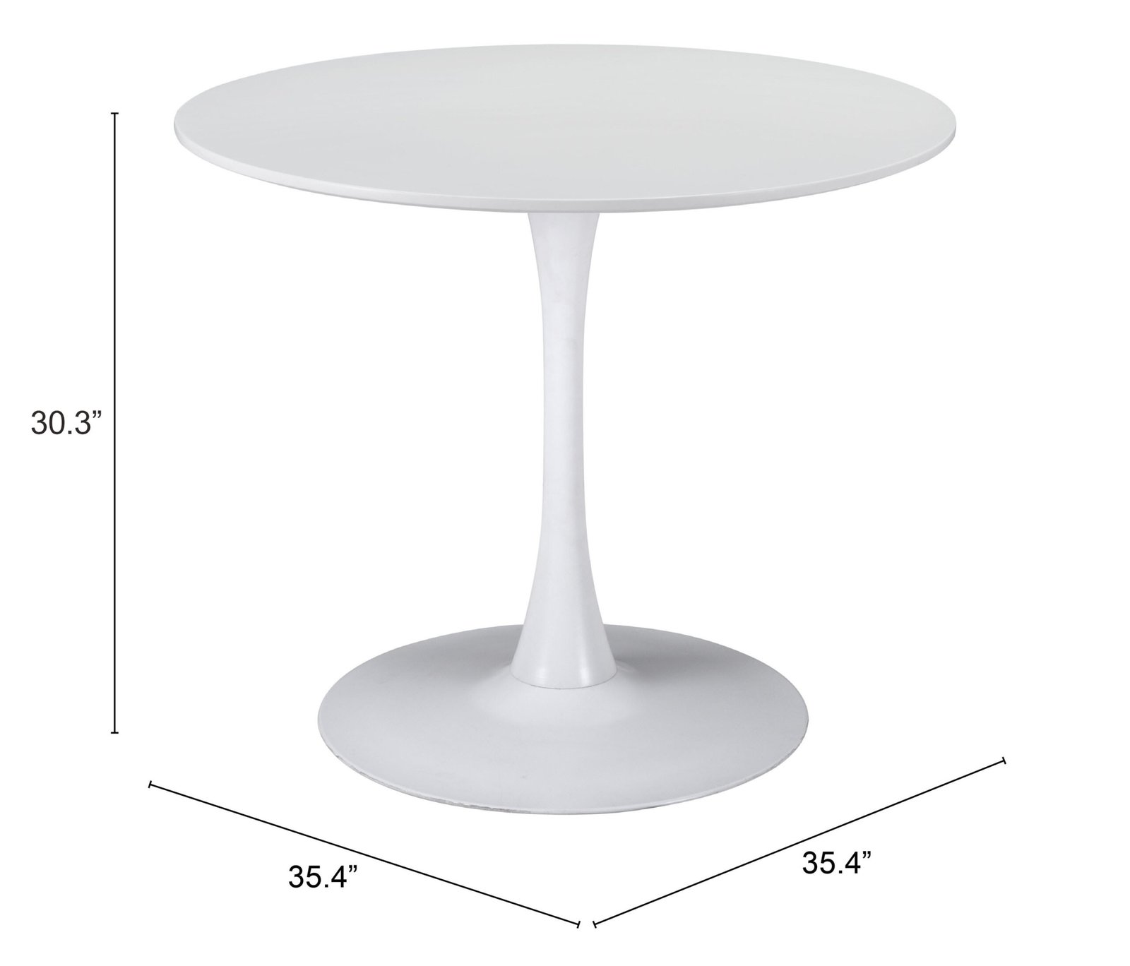 Opus Dining Table White - Image 11