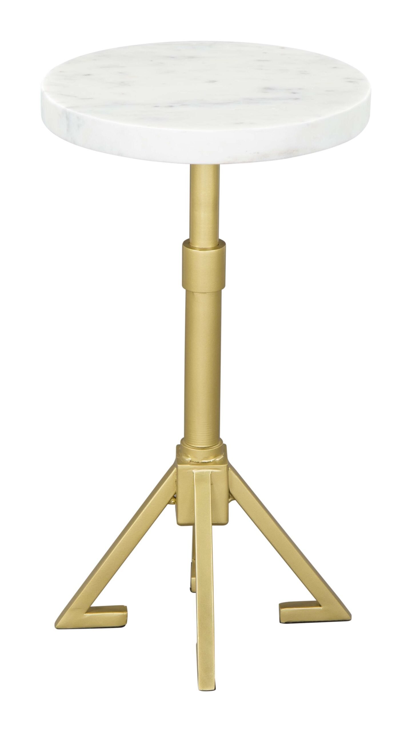 Maurice Side Table White & Gold - Image 5