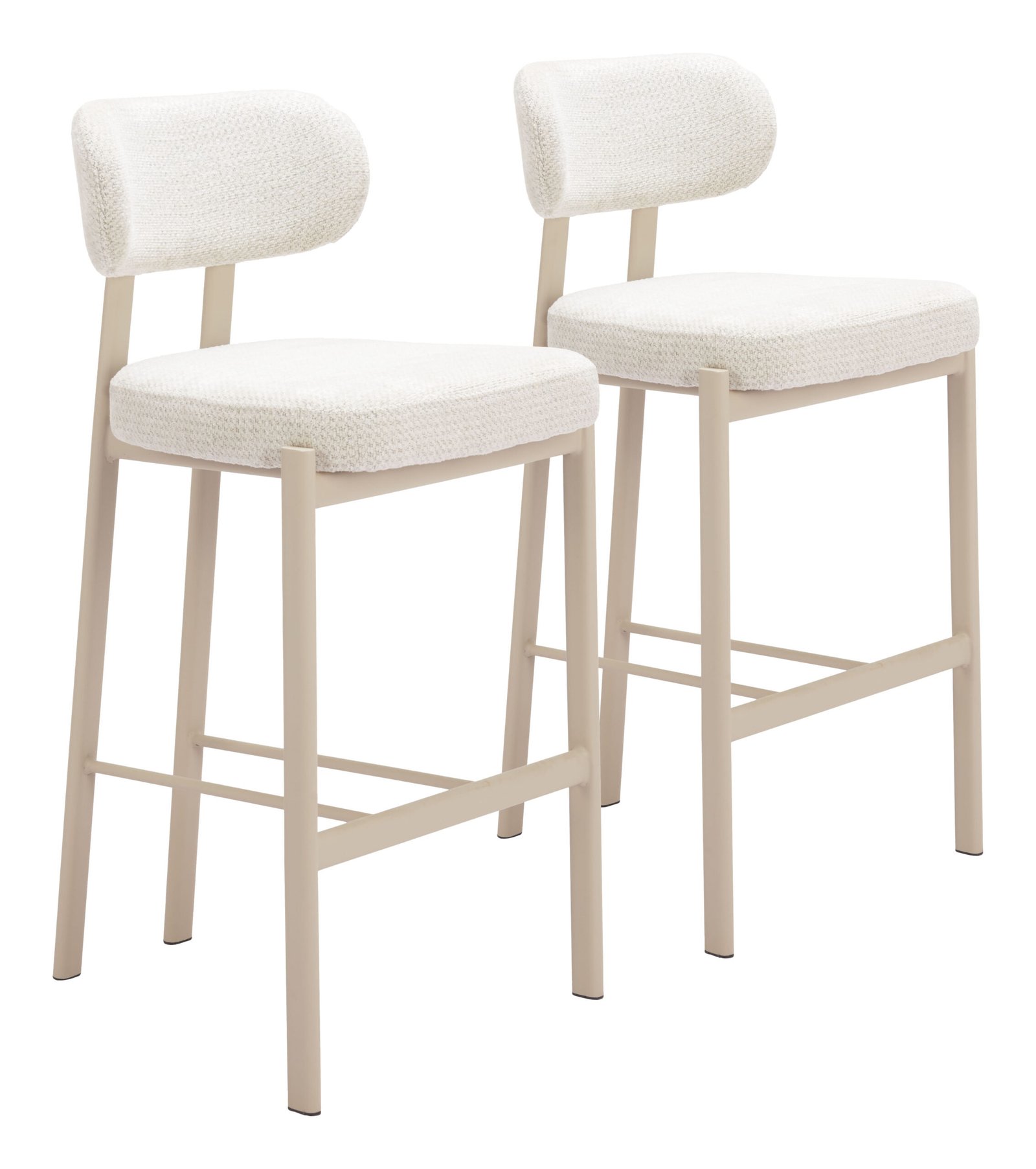 Aurea Barstool (Set of 2) Light Gray - Image 9